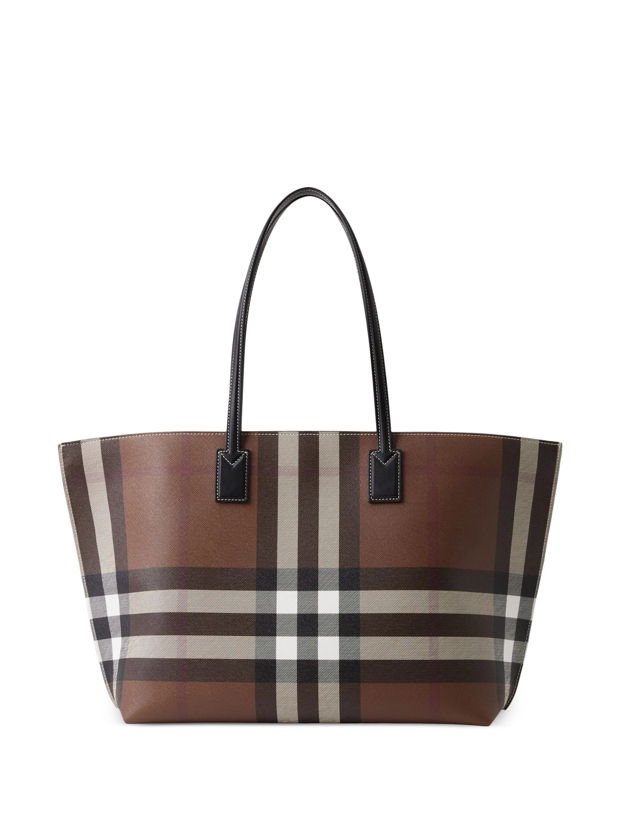 medium Check tote bag