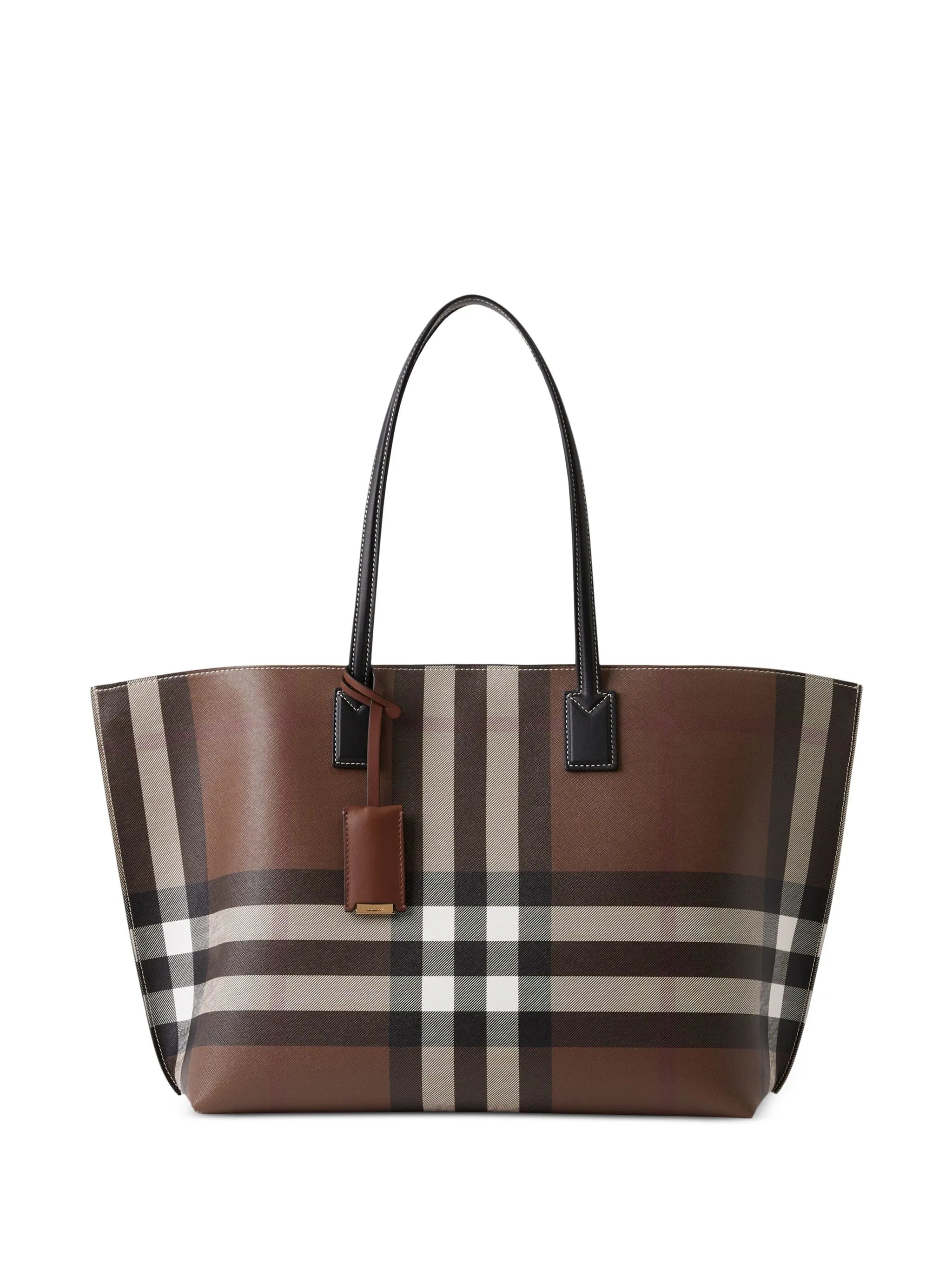 medium Check tote bag