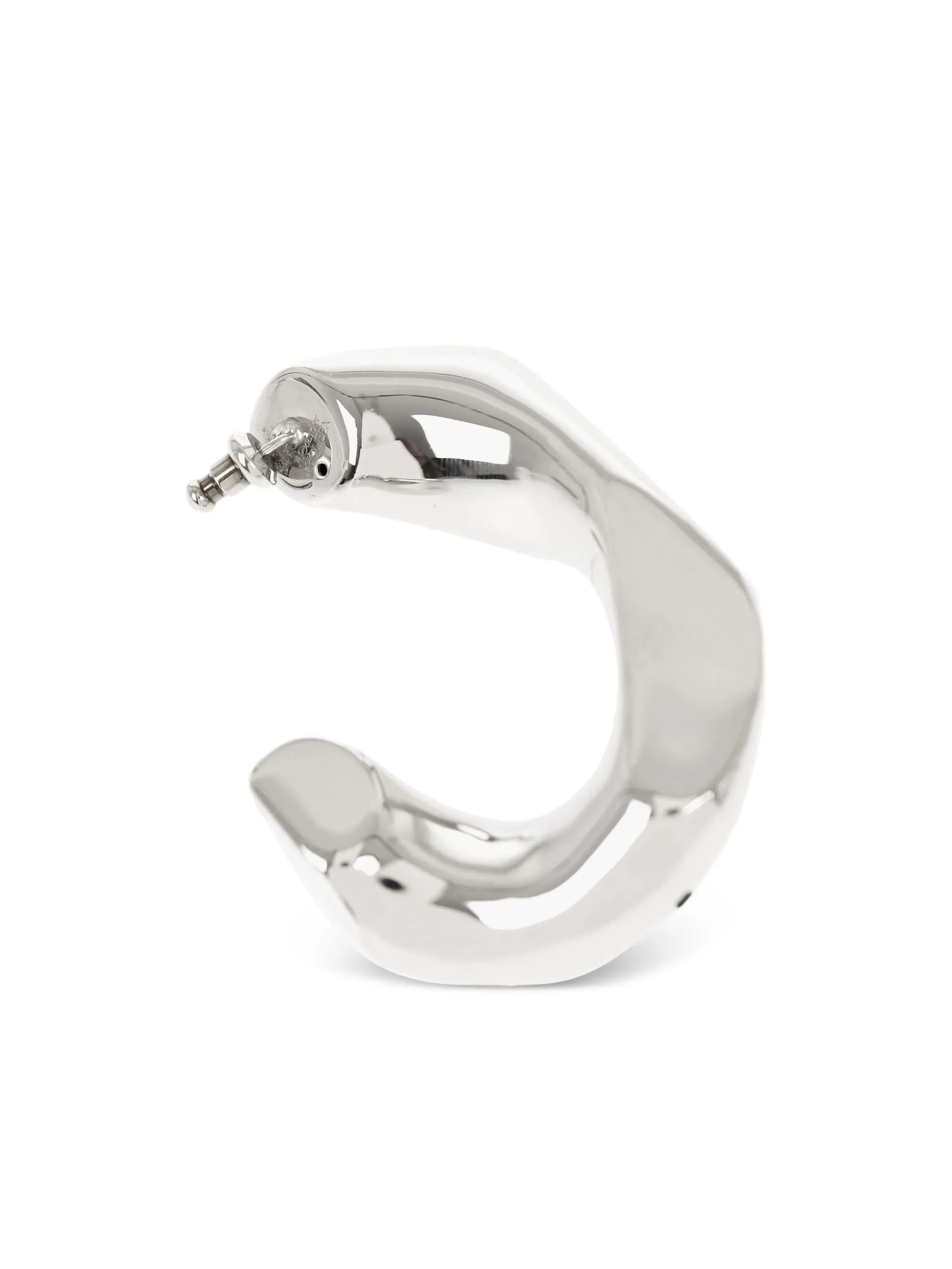 chain hoop earrings