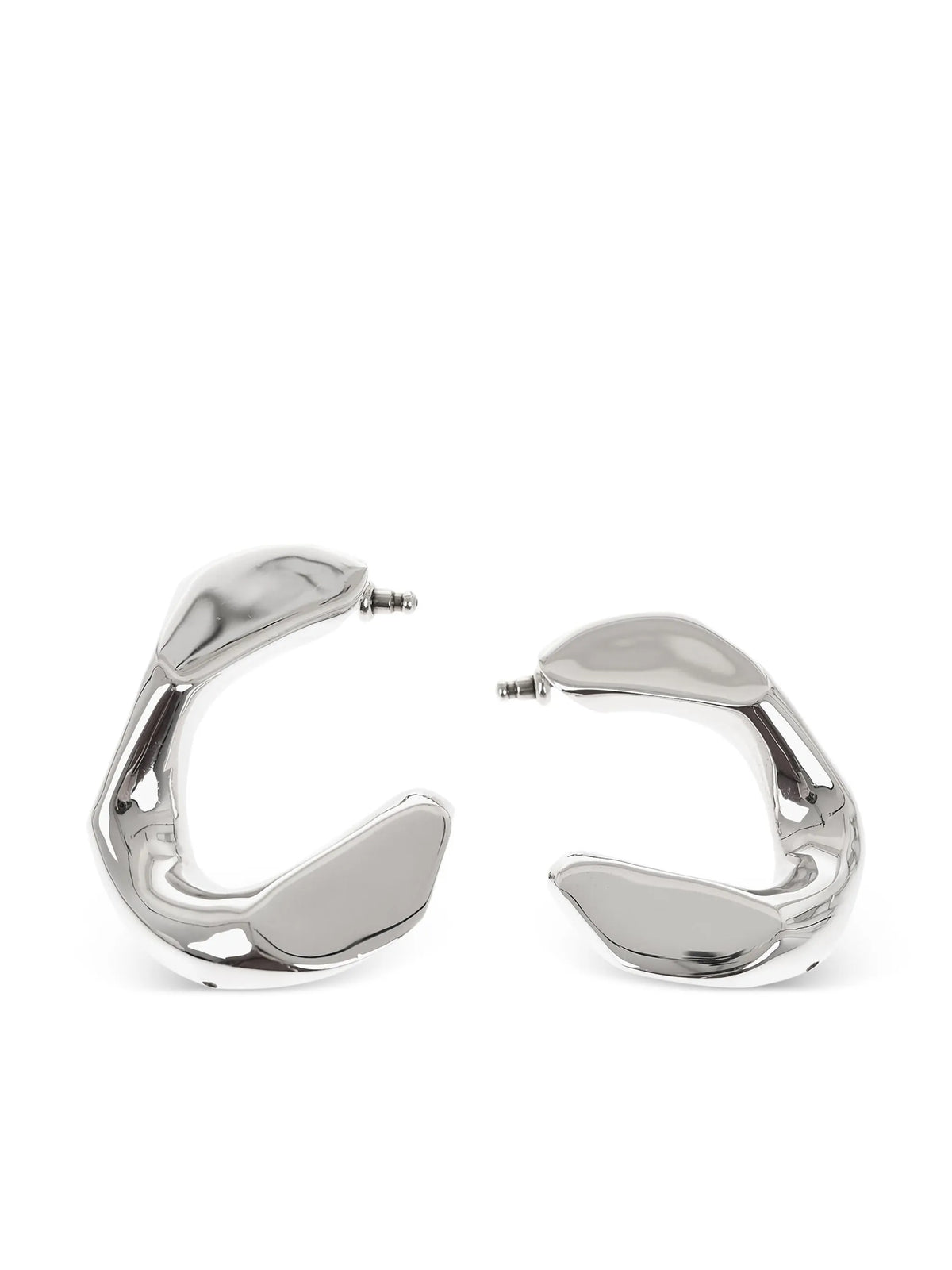 chain hoop earrings