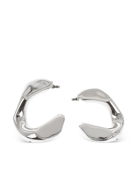 chain hoop earrings