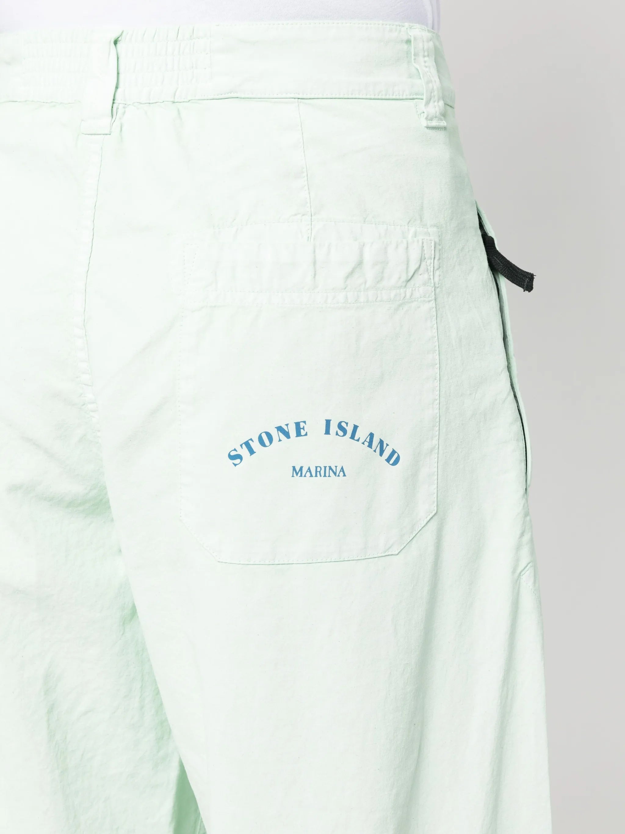 straight-leg cotton trousers