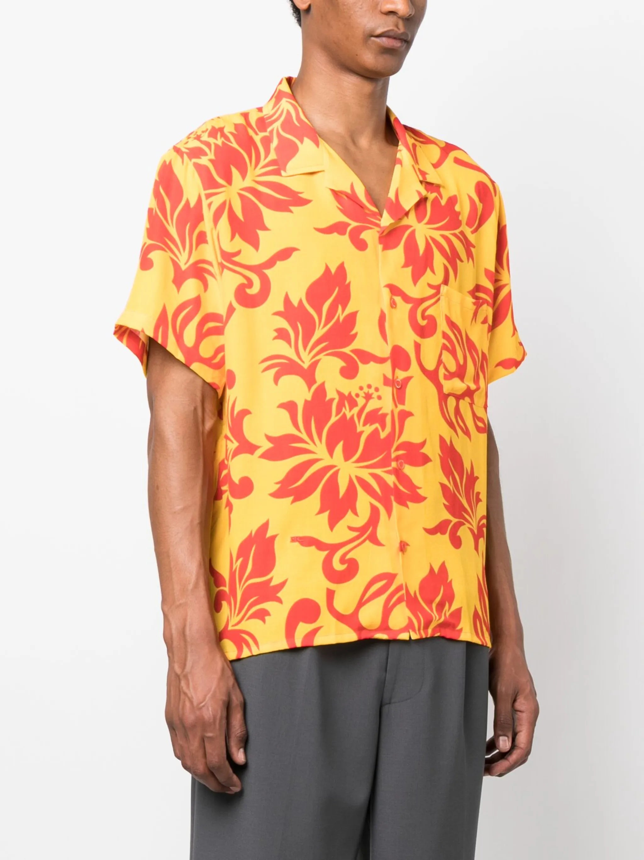 Tropical Flowers short-sleeve shirt