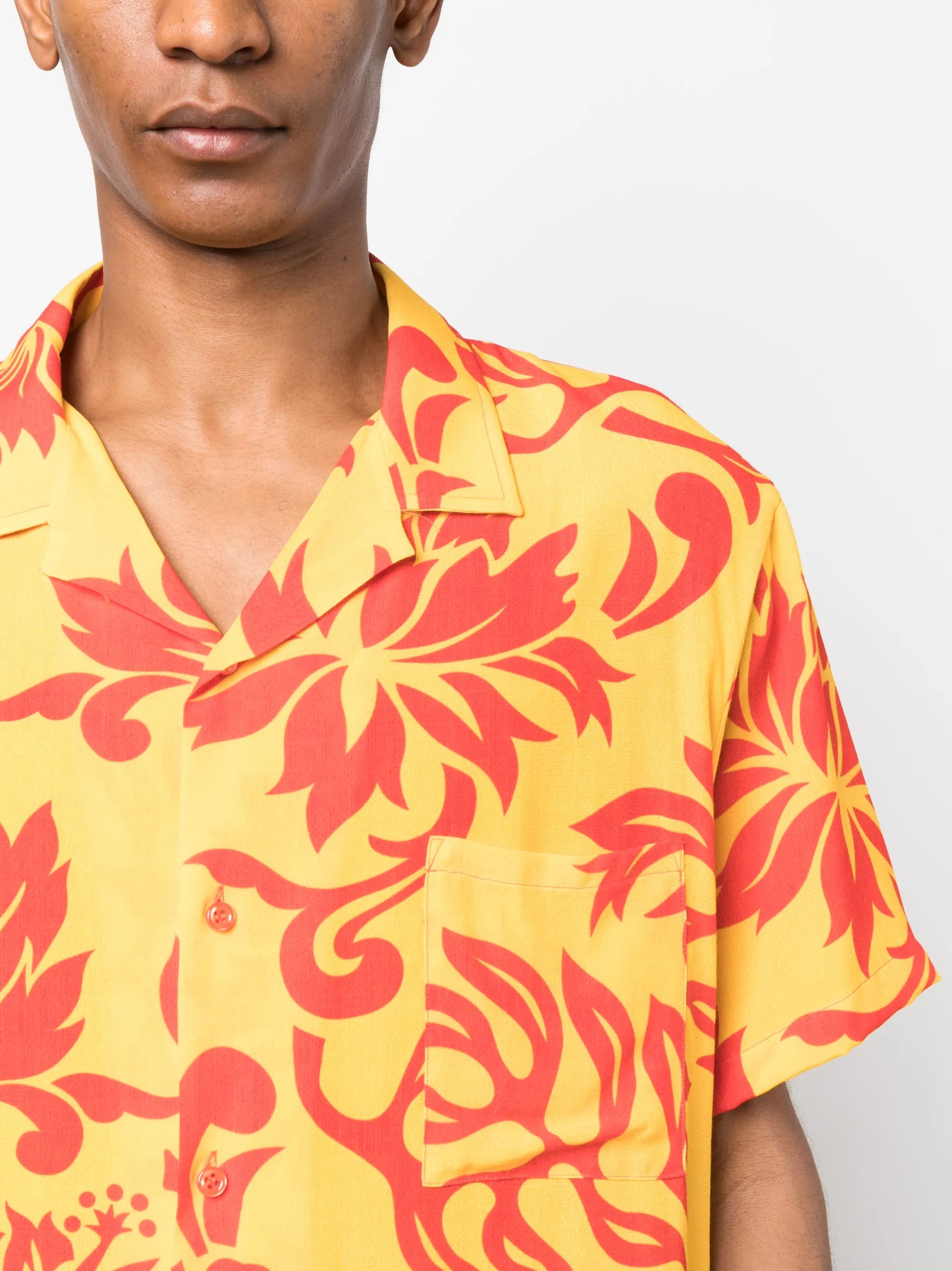 Tropical Flowers short-sleeve shirt