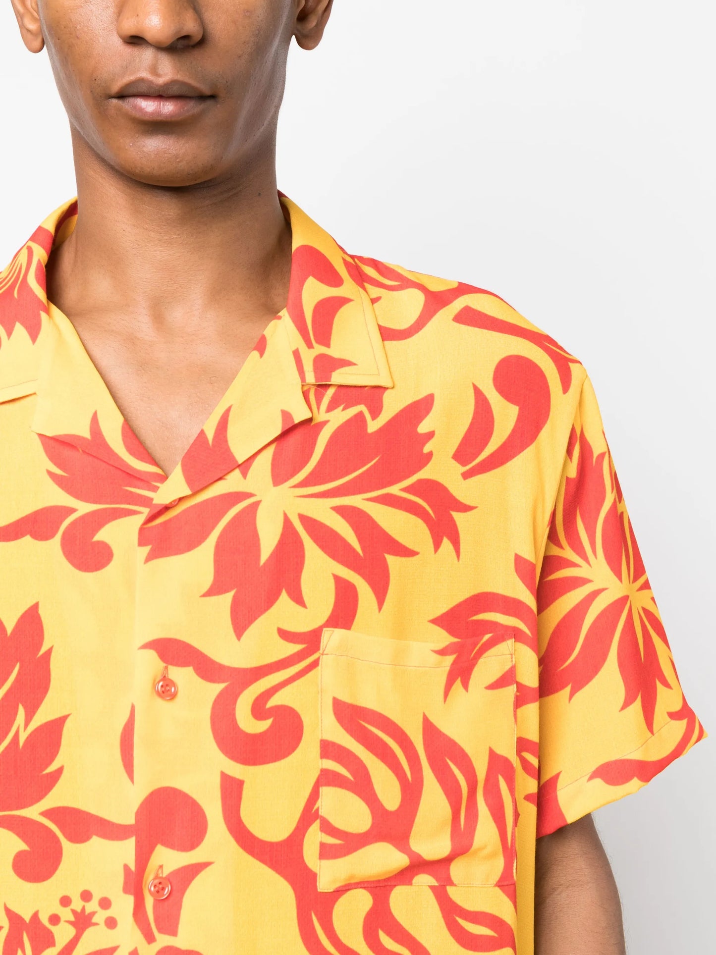 Tropical Flowers short-sleeve shirt