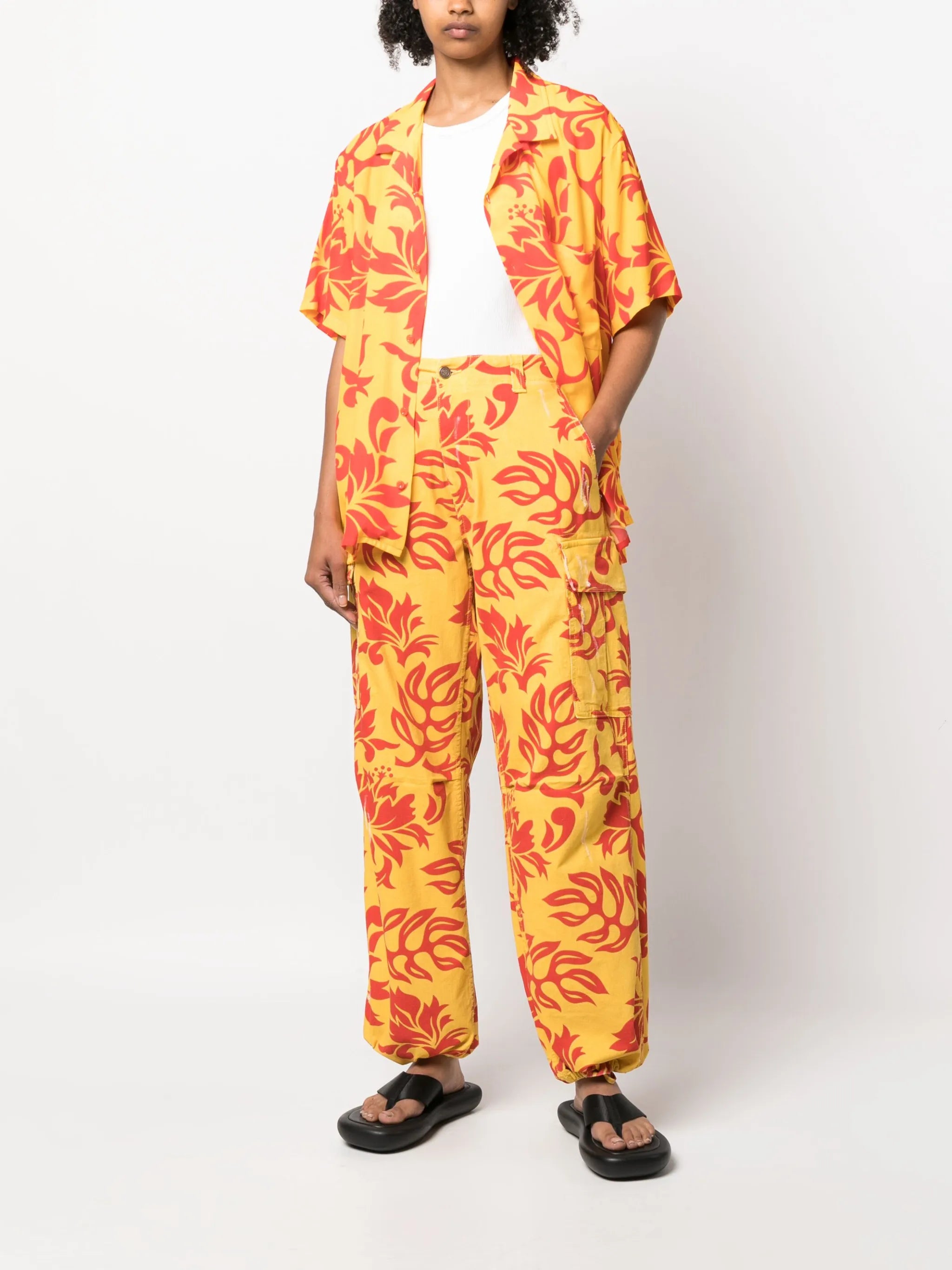 Tropical Flowers short-sleeve shirt