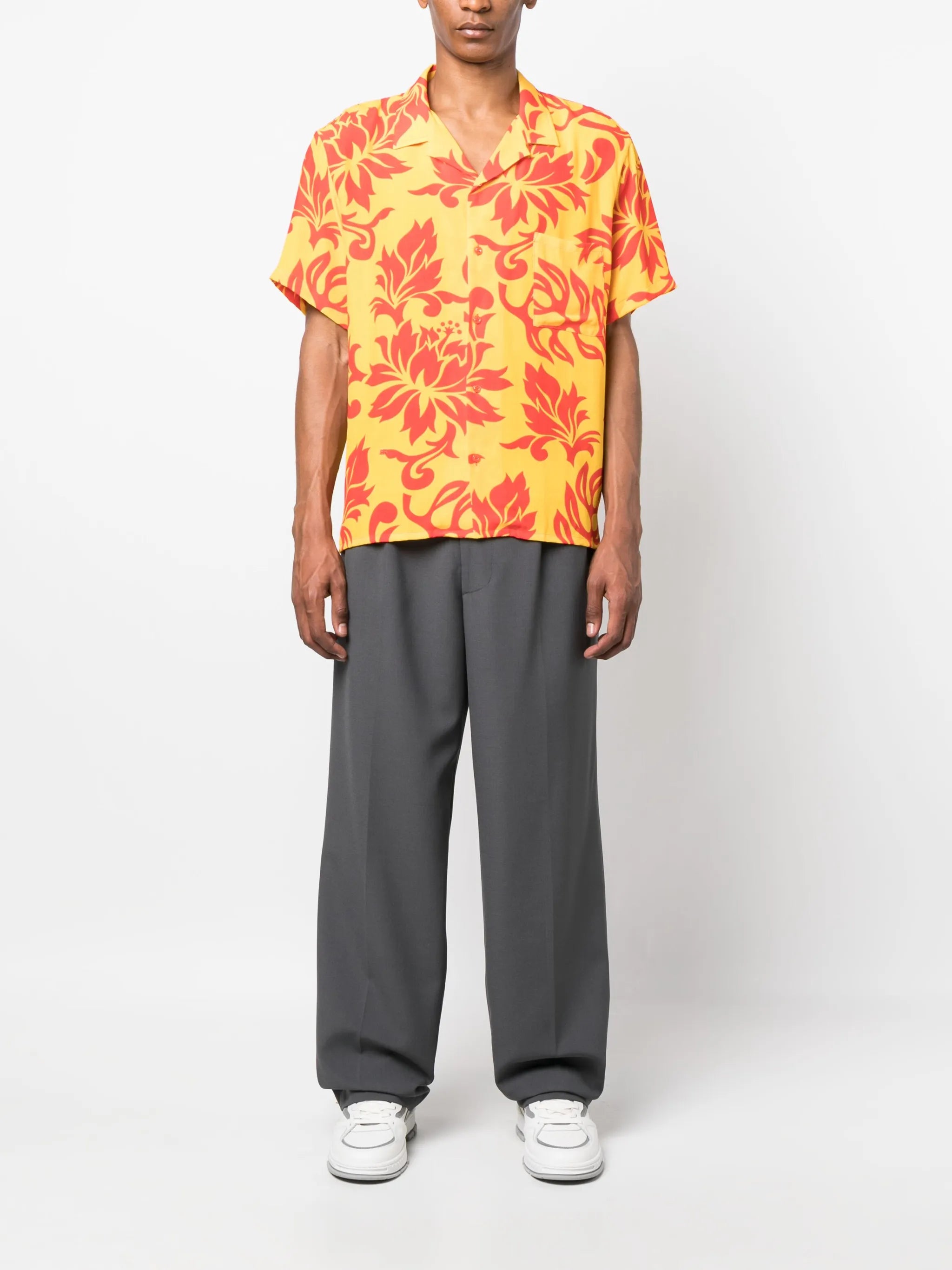 Tropical Flowers short-sleeve shirt