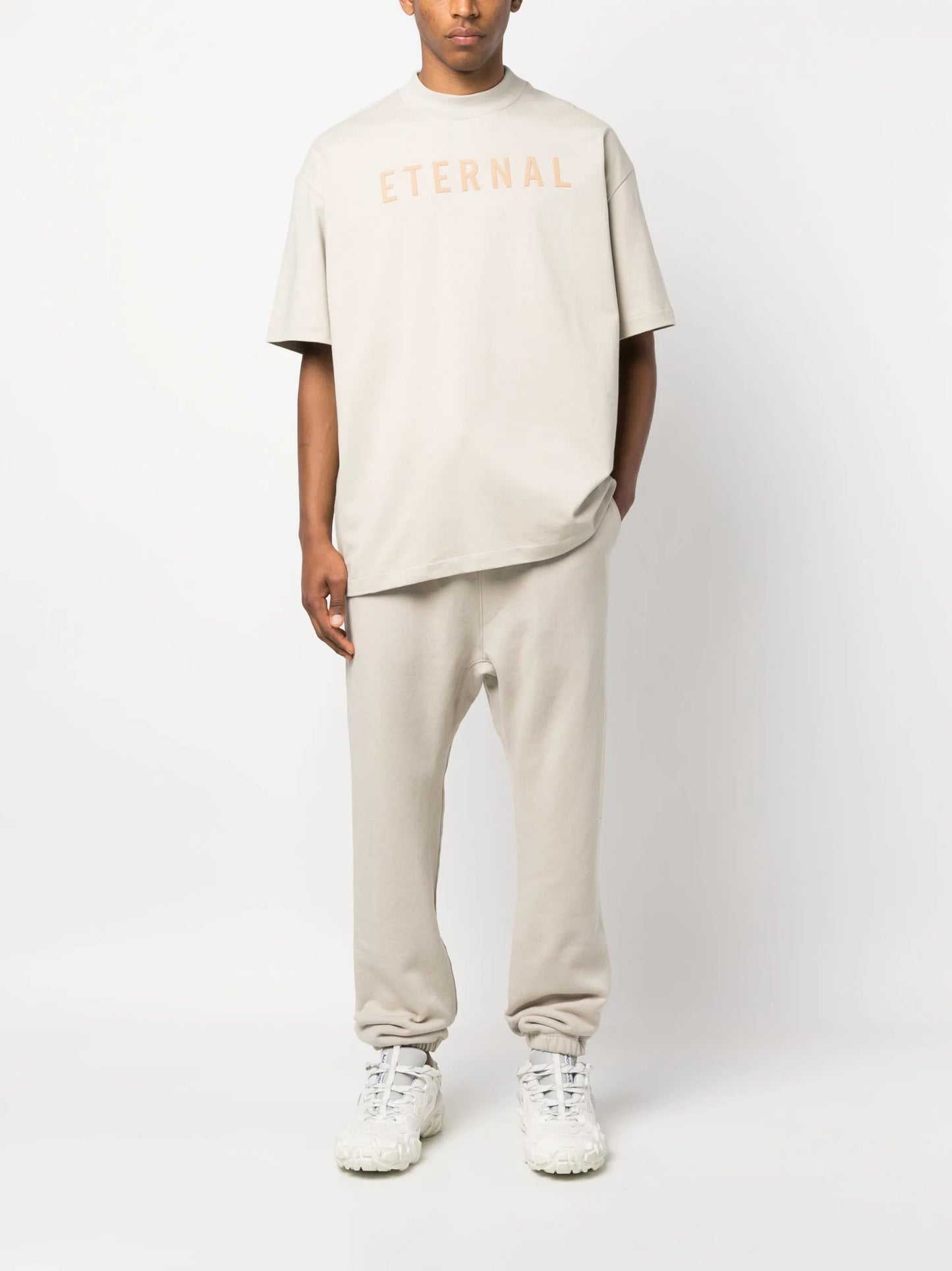 Eternal-print cotton T-shirt