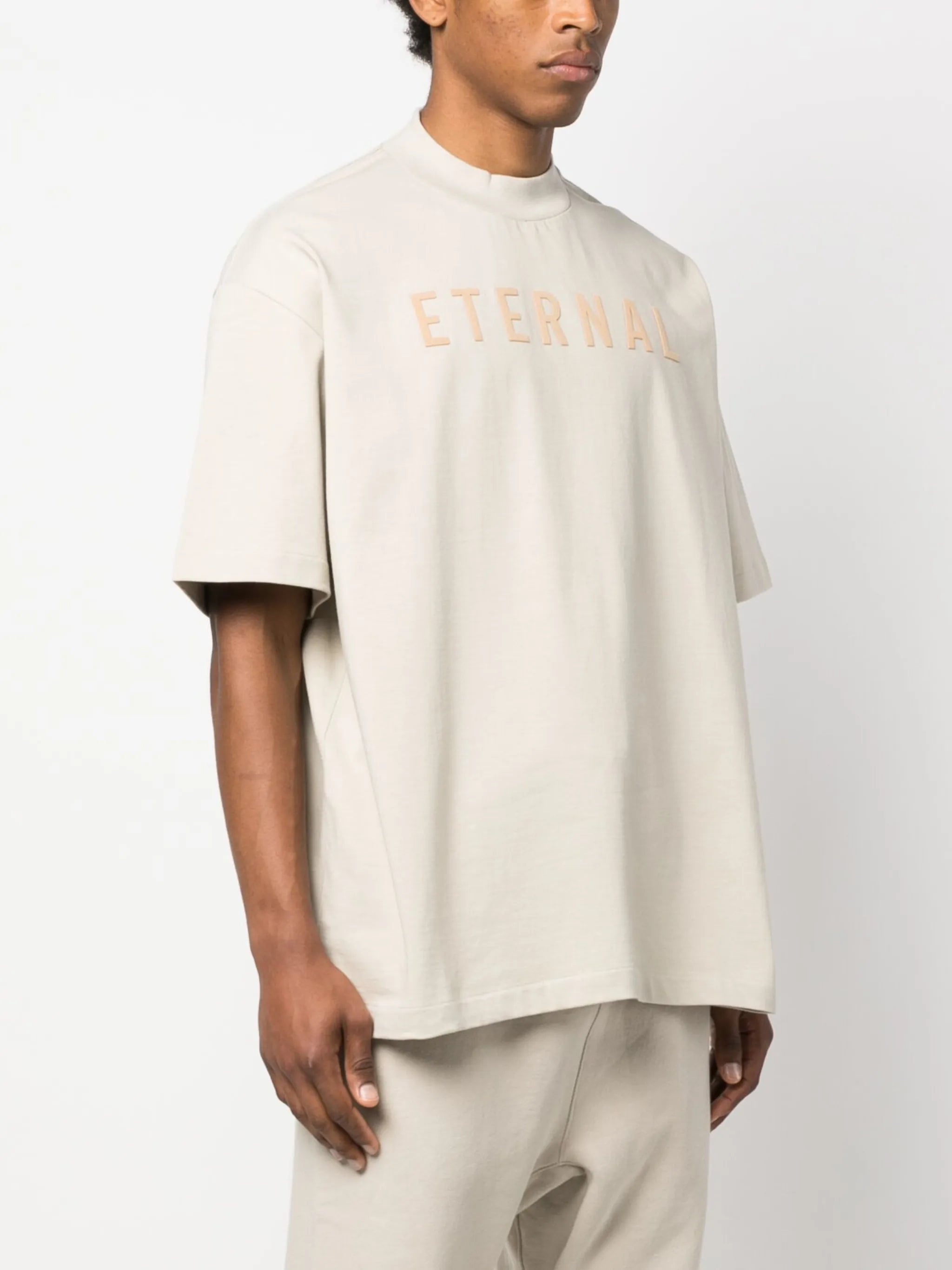 Eternal-print cotton T-shirt