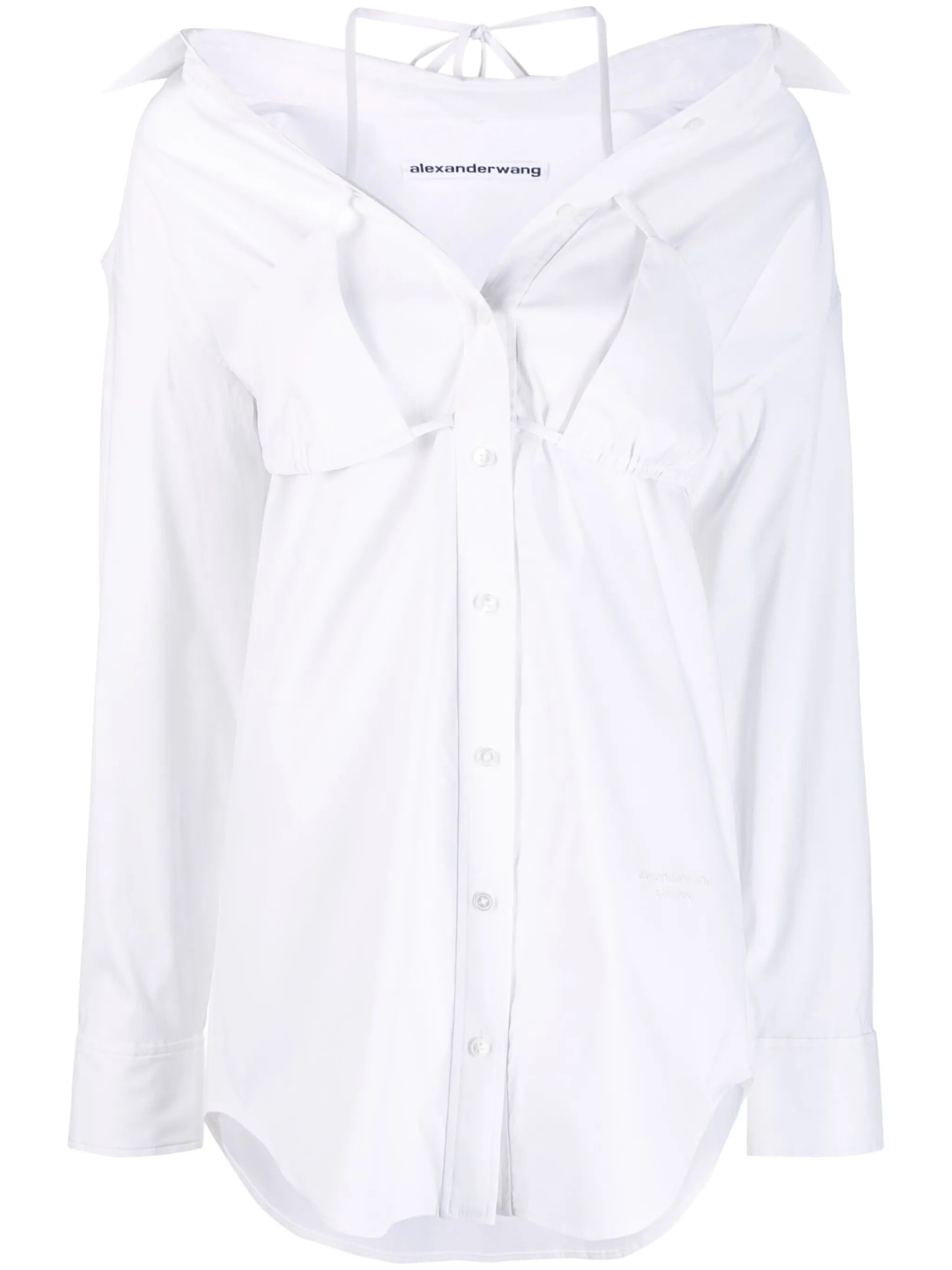 layered bikini shirt