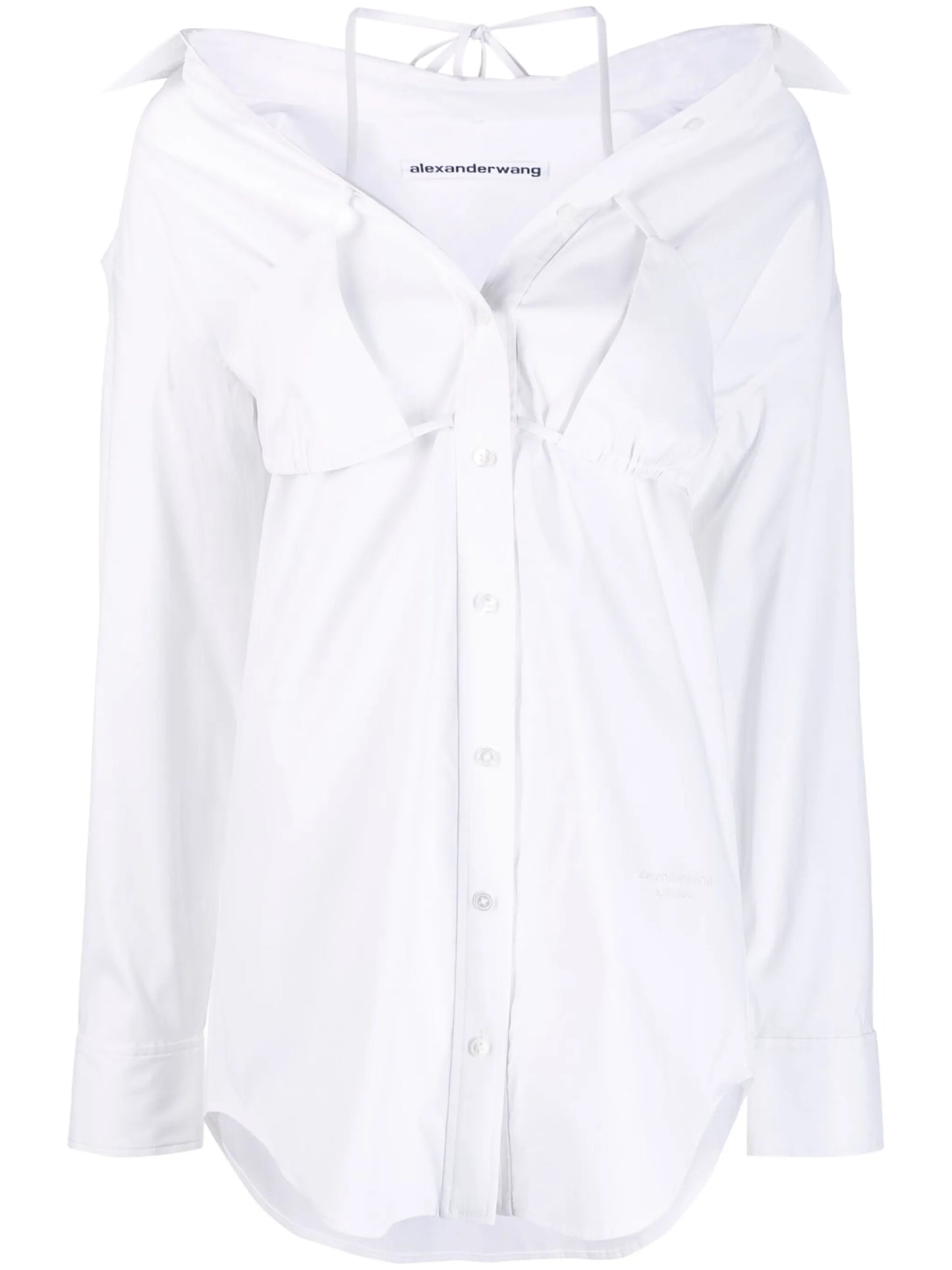 layered bikini shirt
