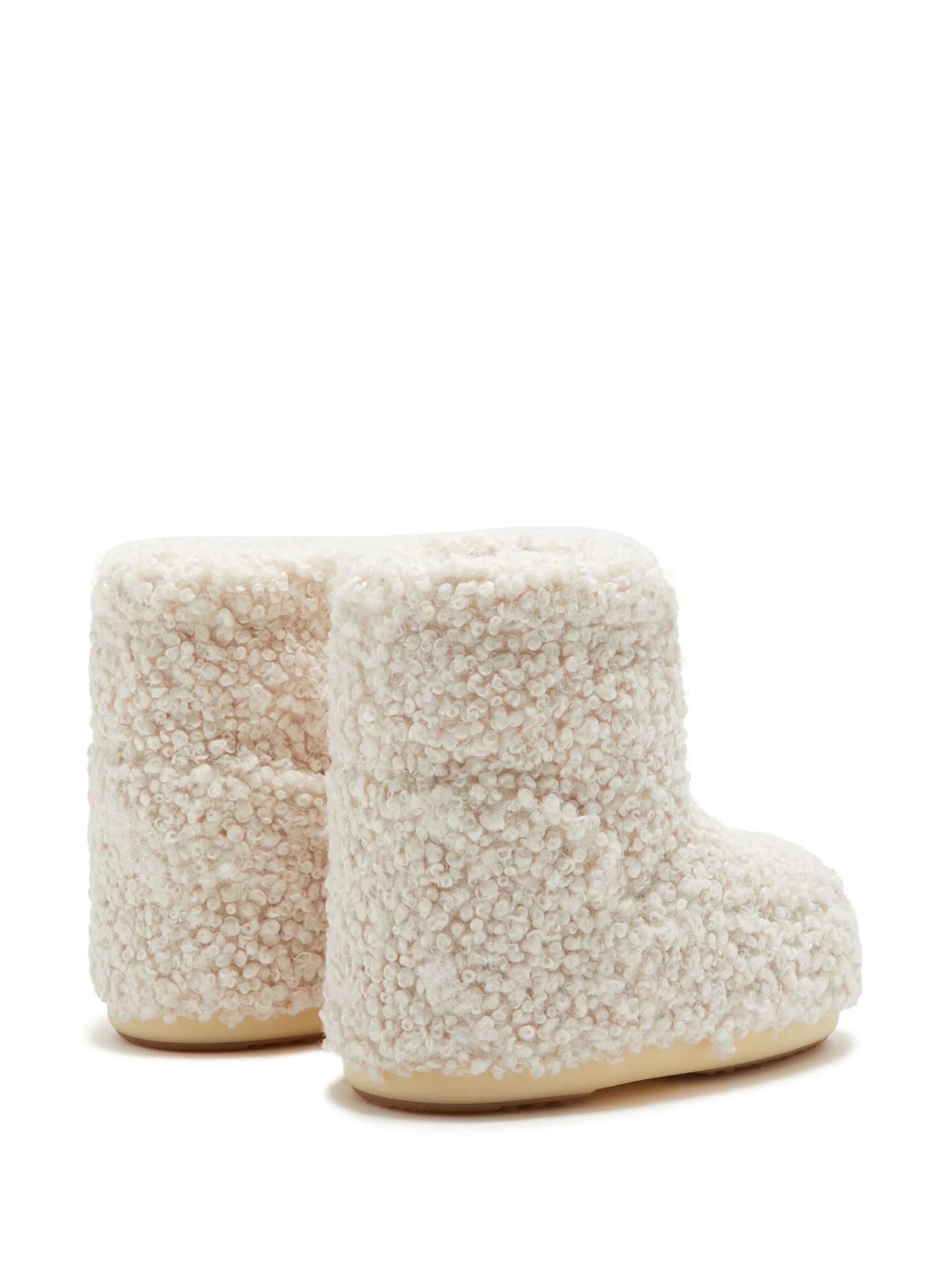 Icon Low faux-shearling boots