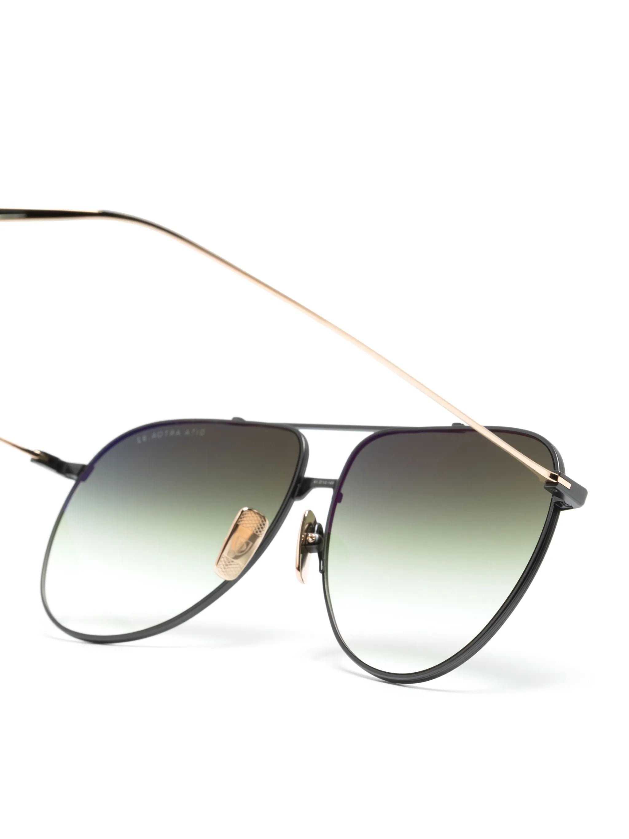 logo-print round-frame sunglasses