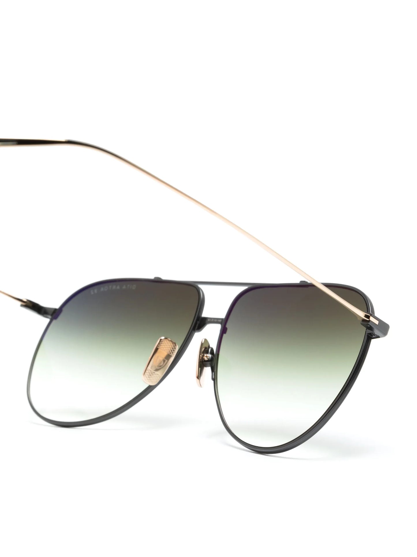 logo-print round-frame sunglasses