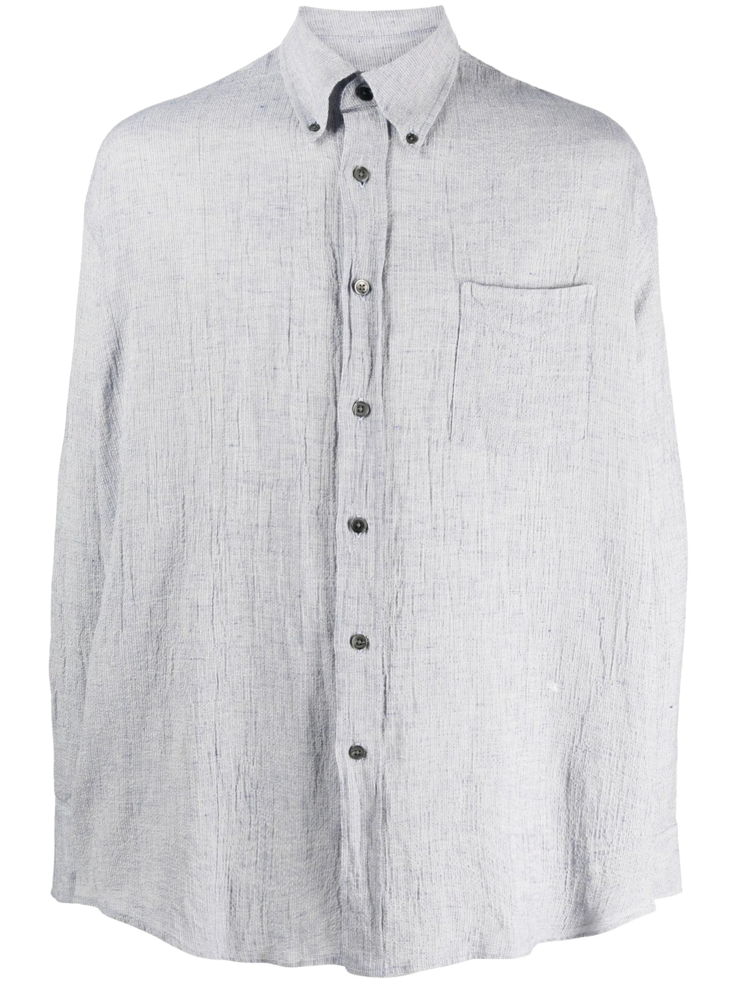 long-sleeve buttoned shirt