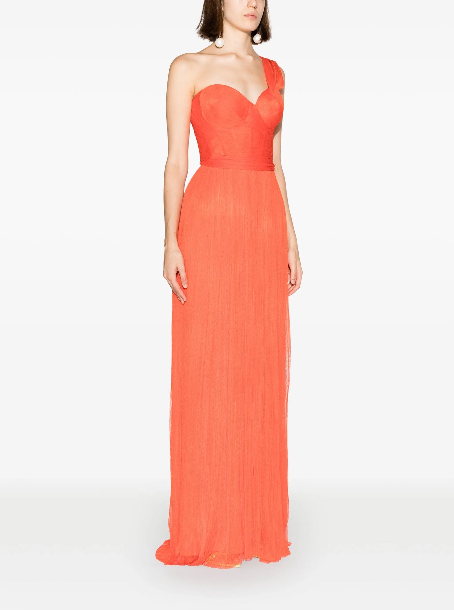Petra one-shoulder gown