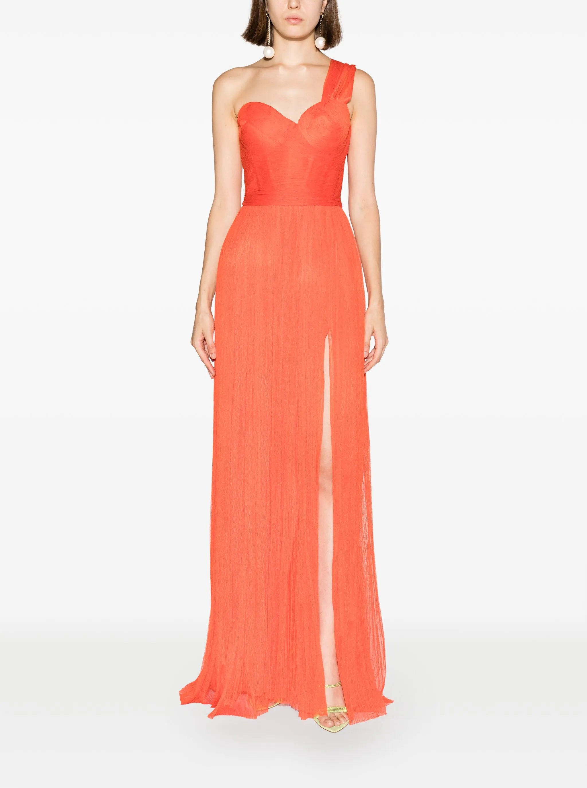 Petra one-shoulder gown