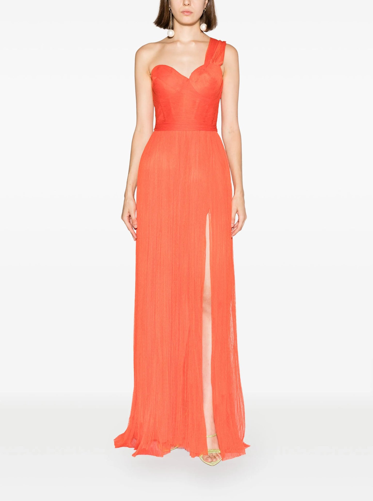 Petra one-shoulder gown