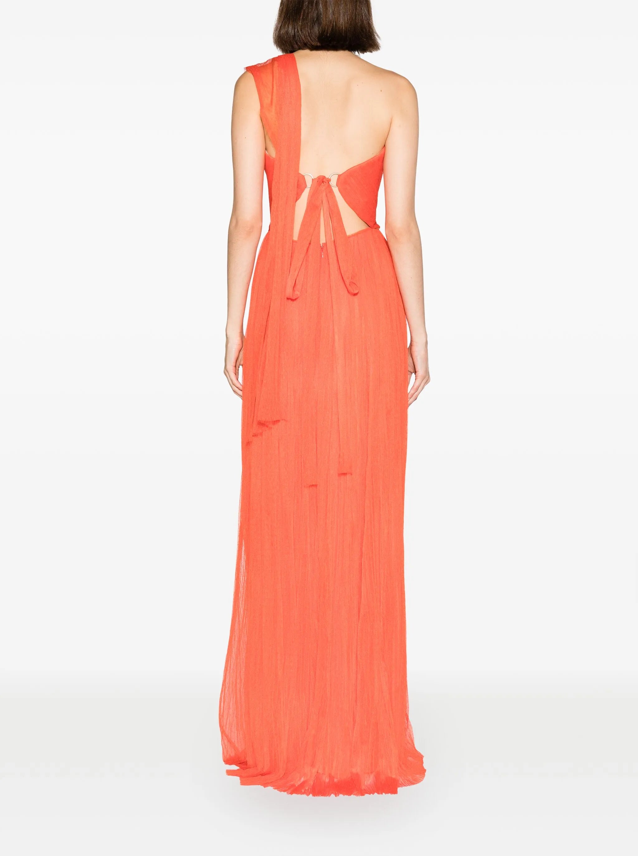 Petra one-shoulder gown
