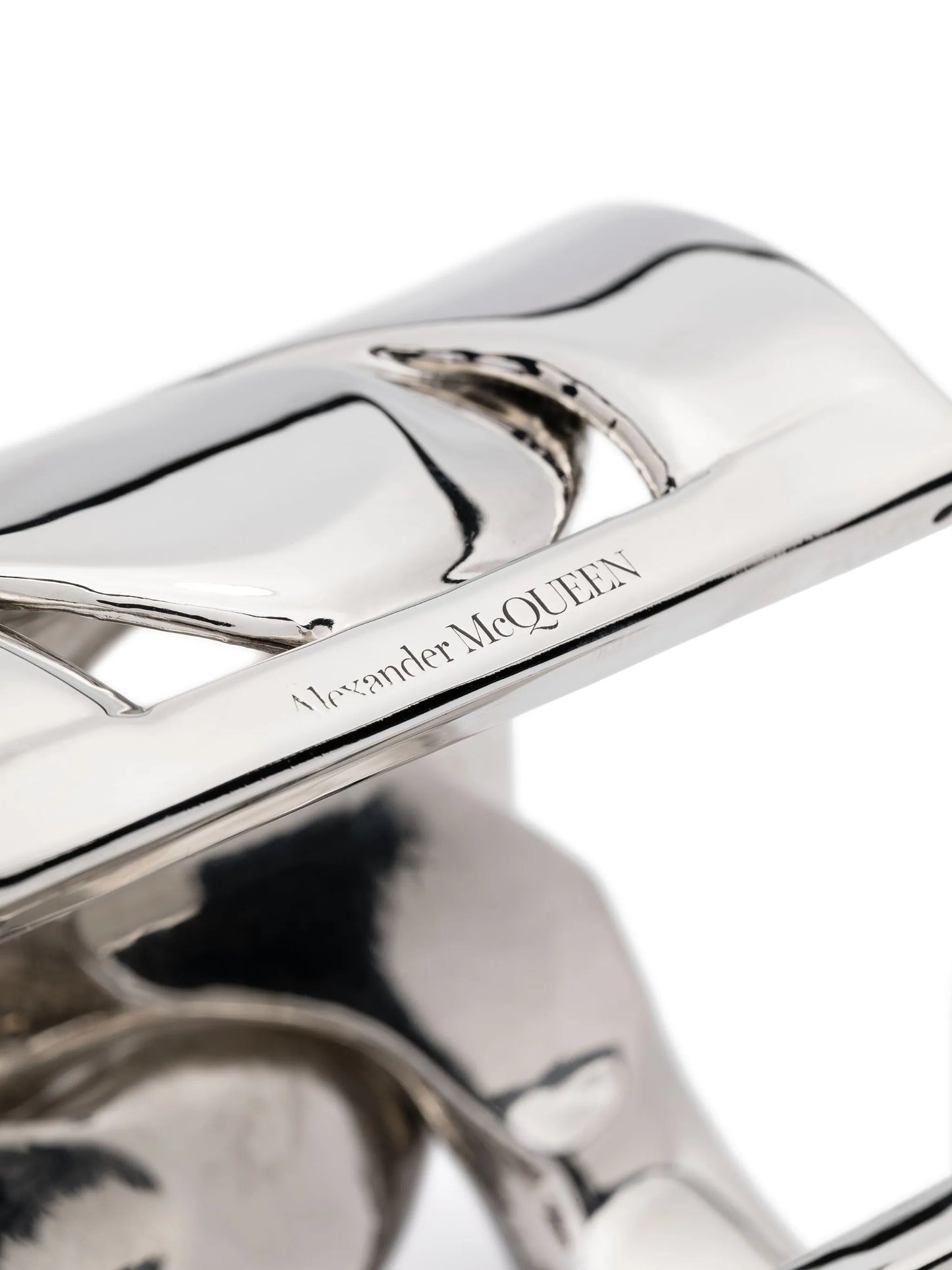 oversize-chain cuff bracelet