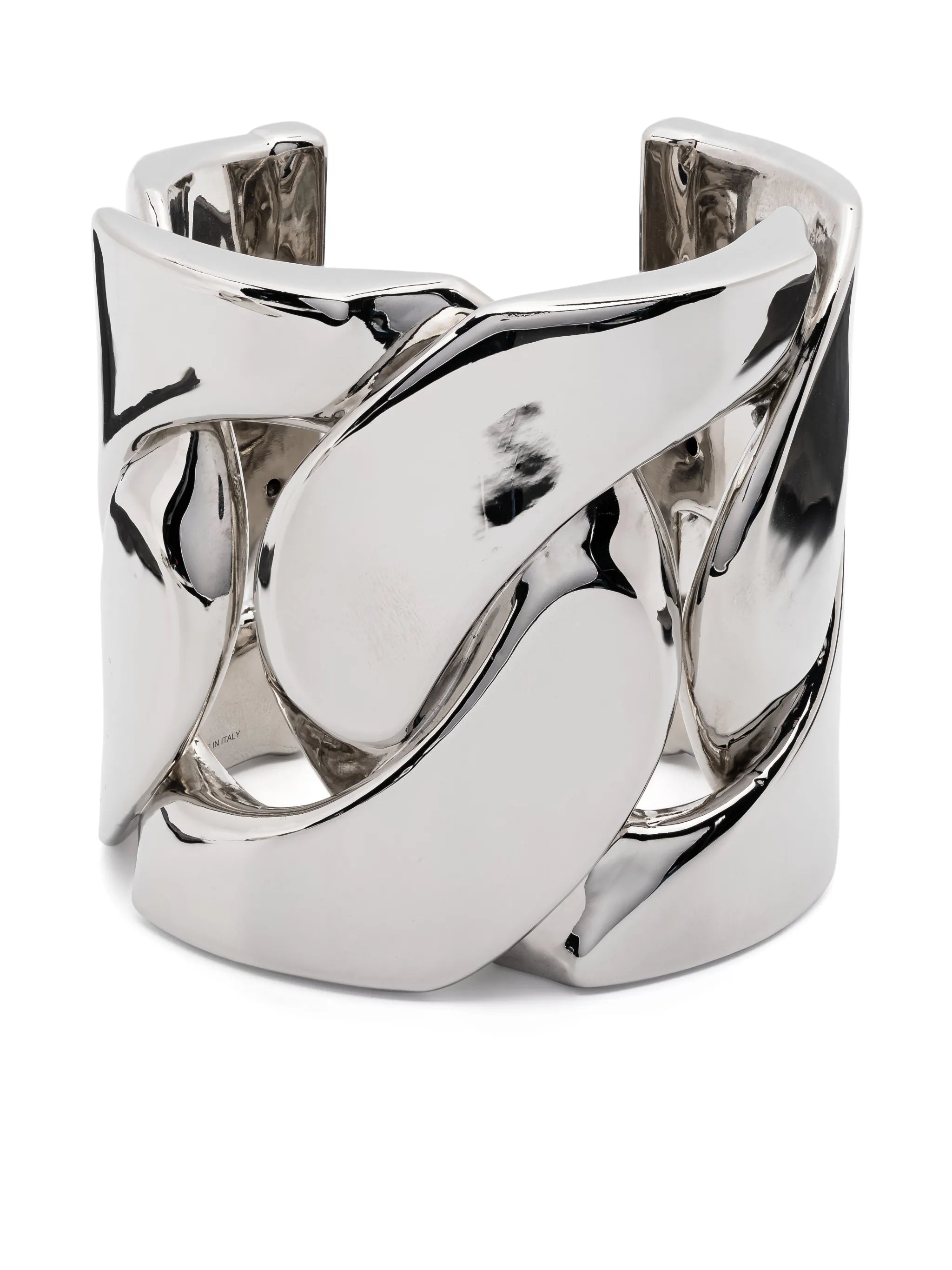 oversize-chain cuff bracelet