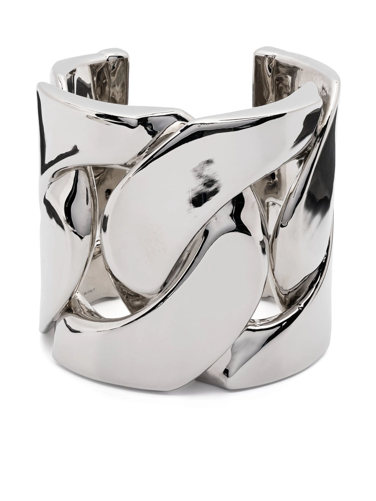 oversize-chain cuff bracelet
