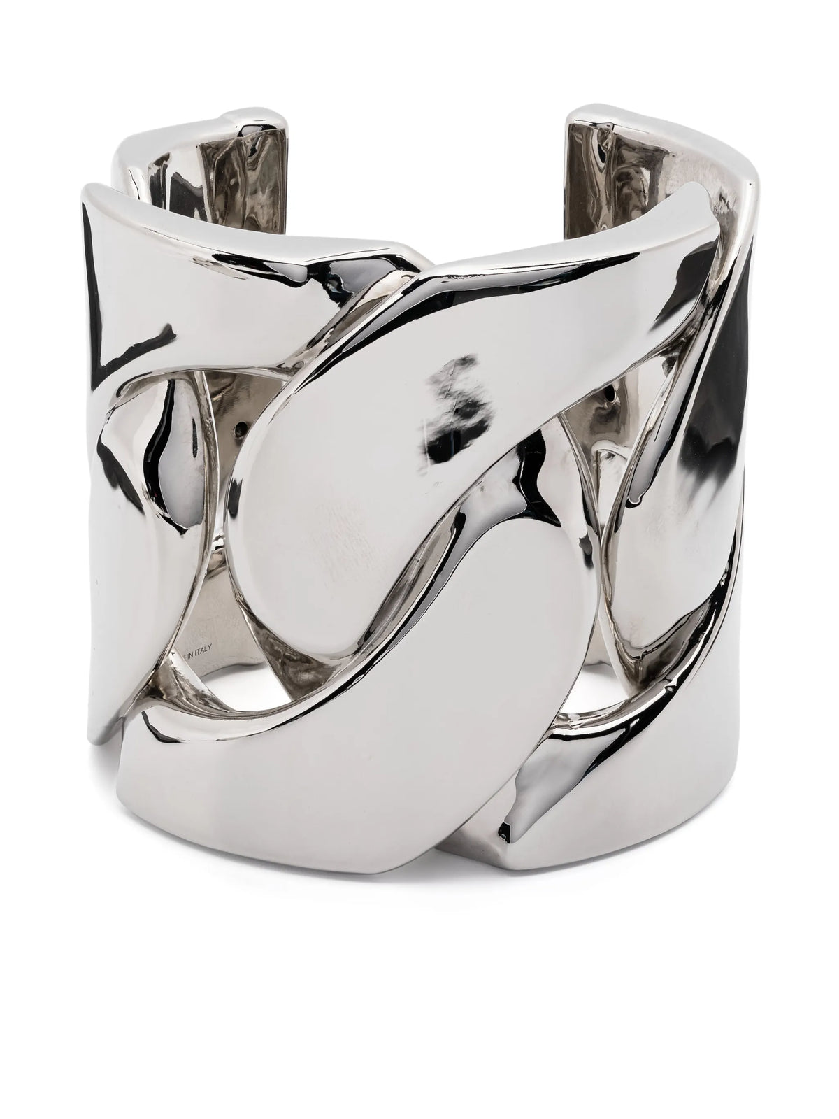 oversize-chain cuff bracelet