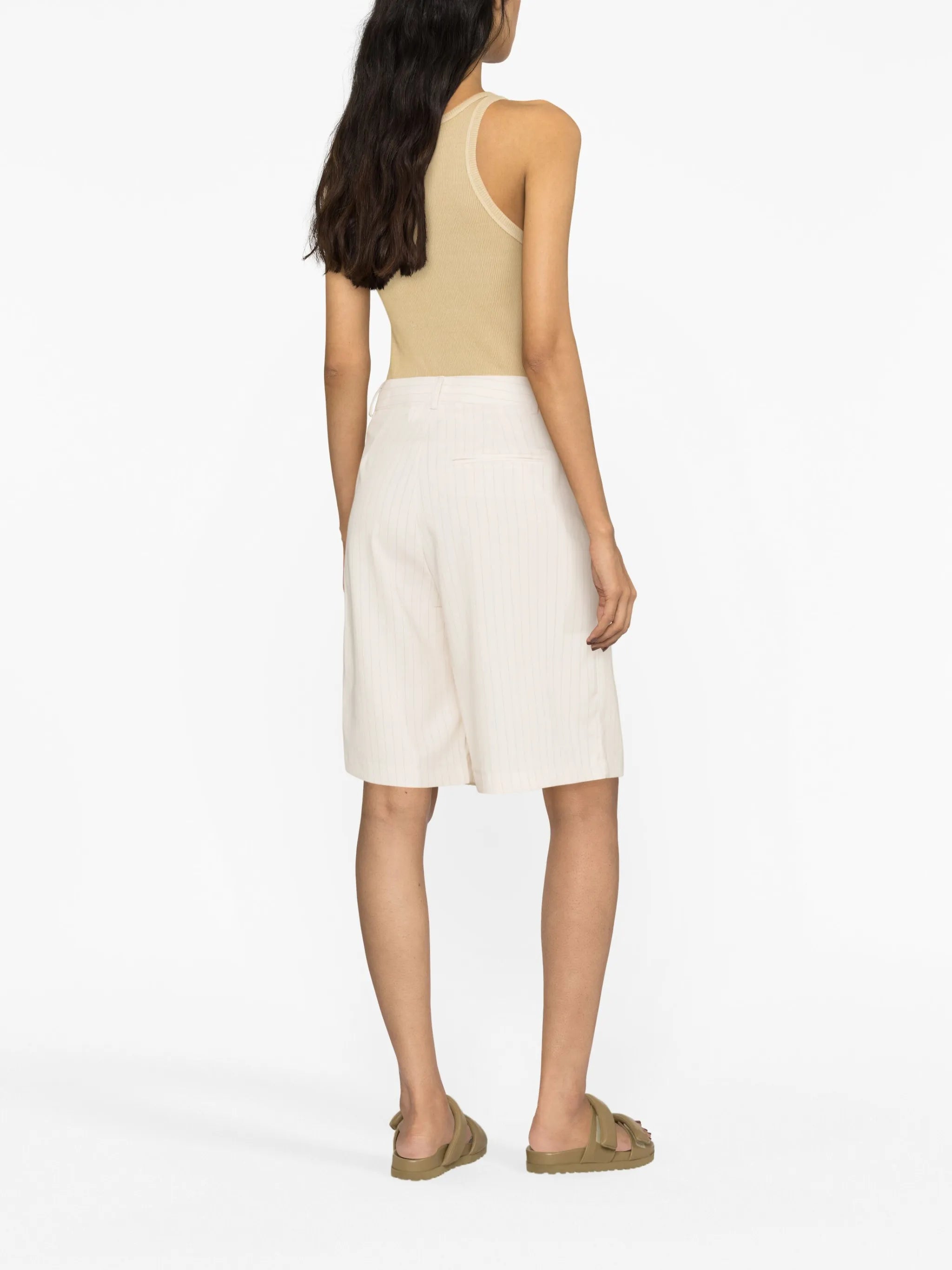 Vivian pinstripe Bermuda shorts