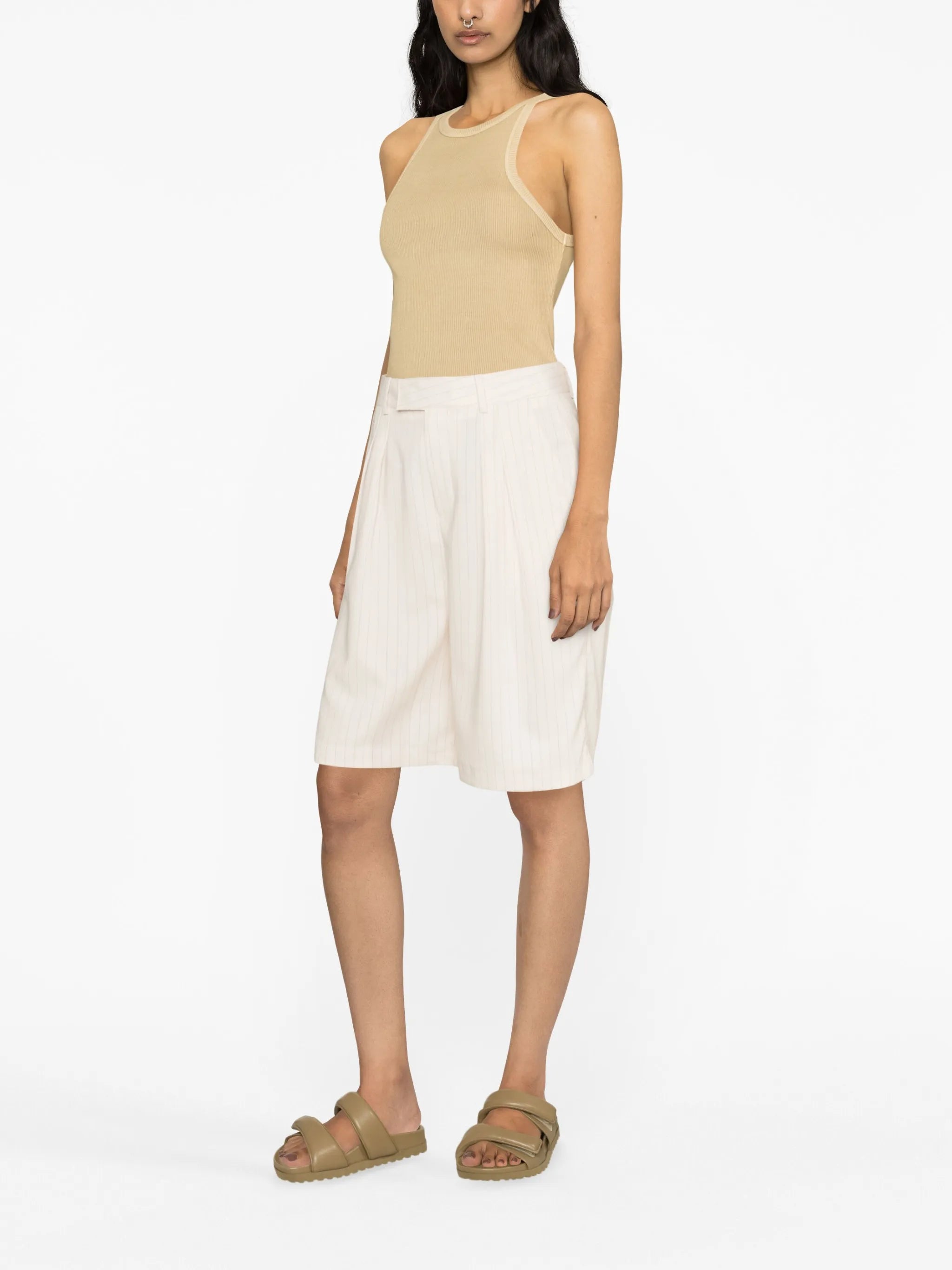 Vivian pinstripe Bermuda shorts