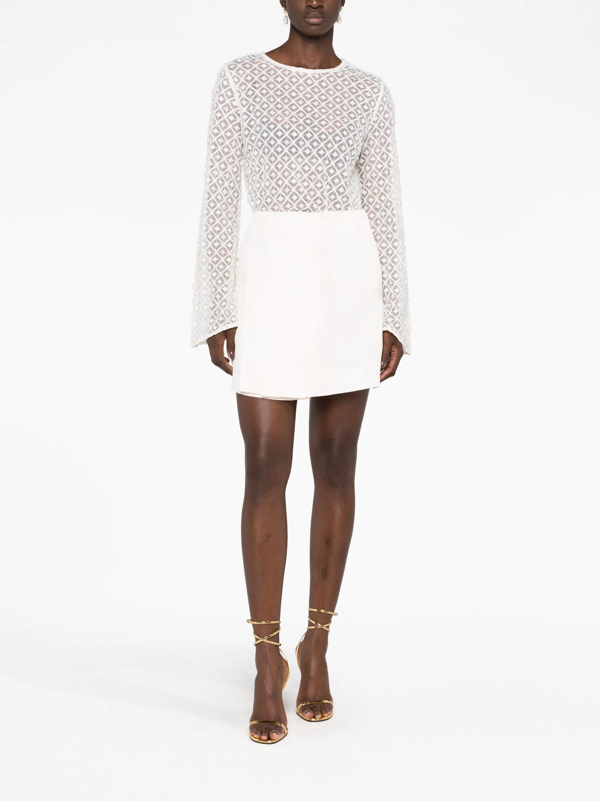 Freya Diamond Pearl sheer top