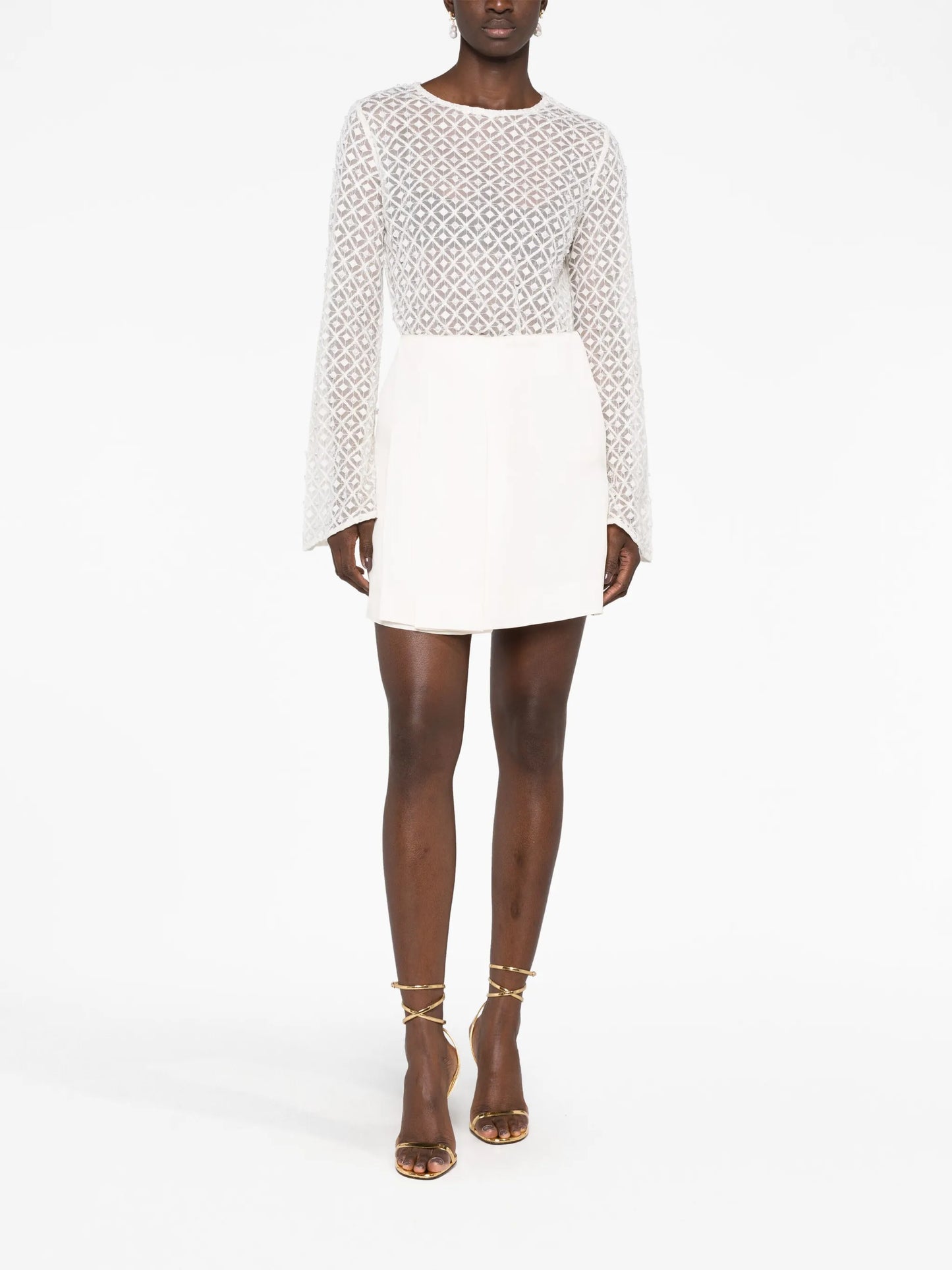 Freya Diamond Pearl sheer top