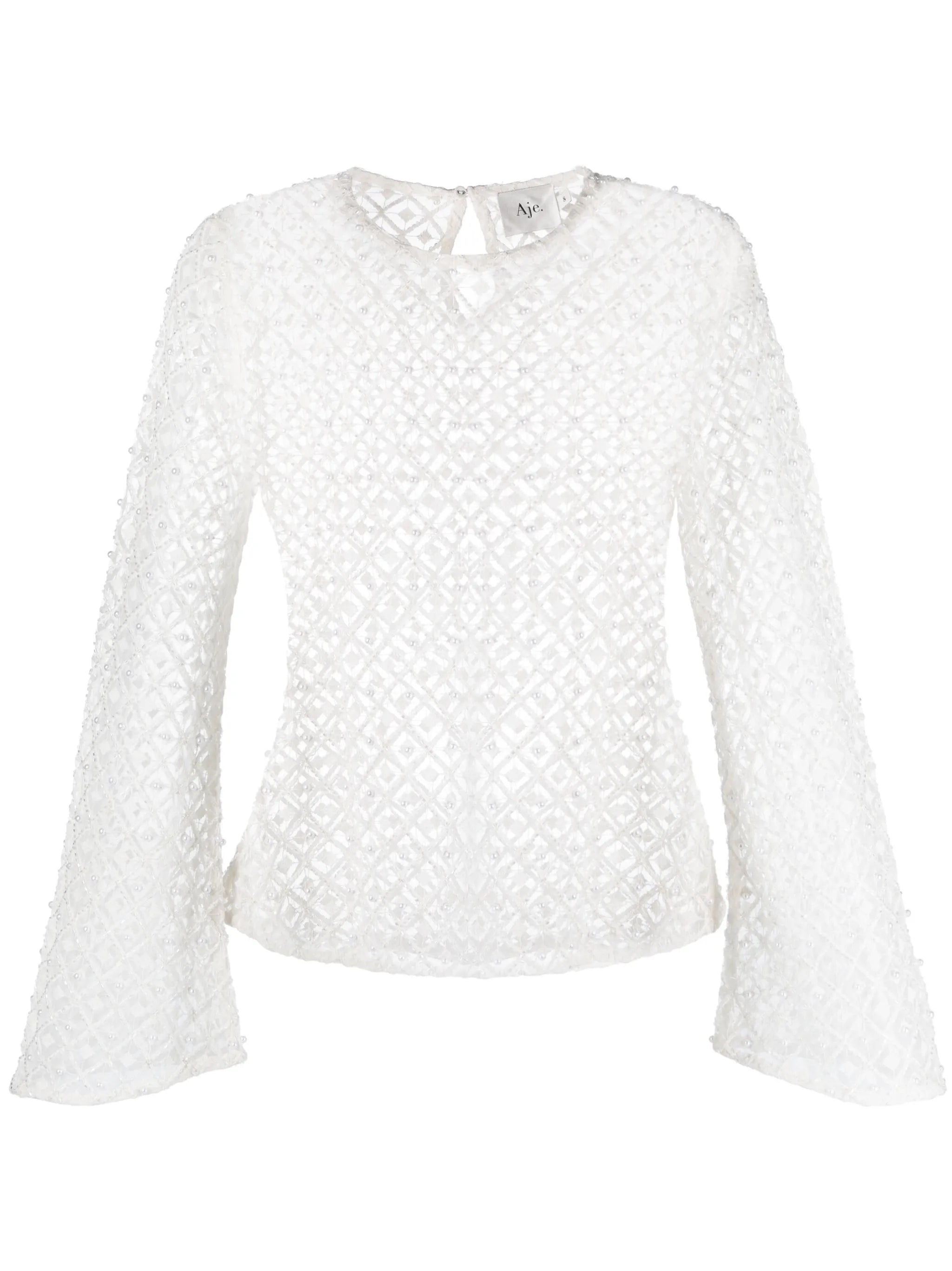 Freya Diamond Pearl sheer top