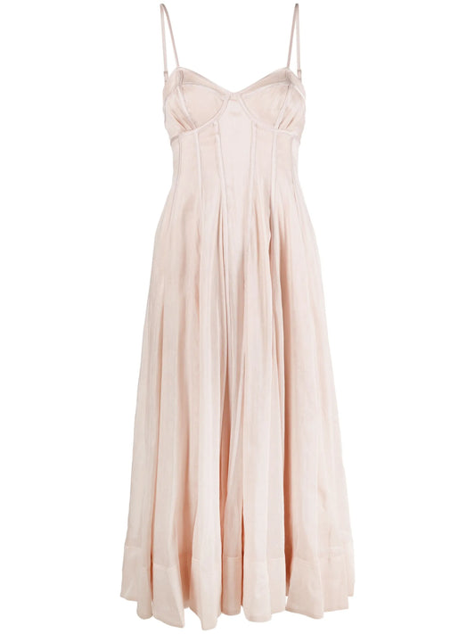 Annie corset midi dress
