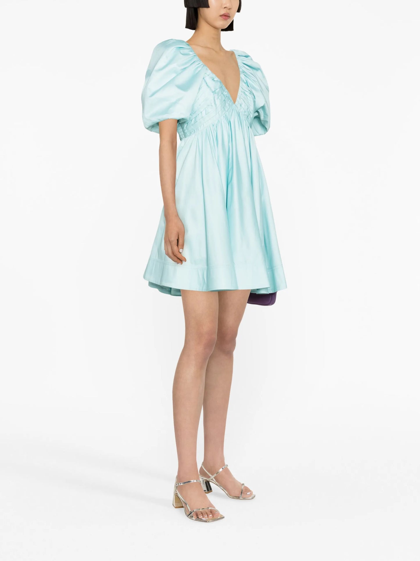 Gabrielle plunge mini dress