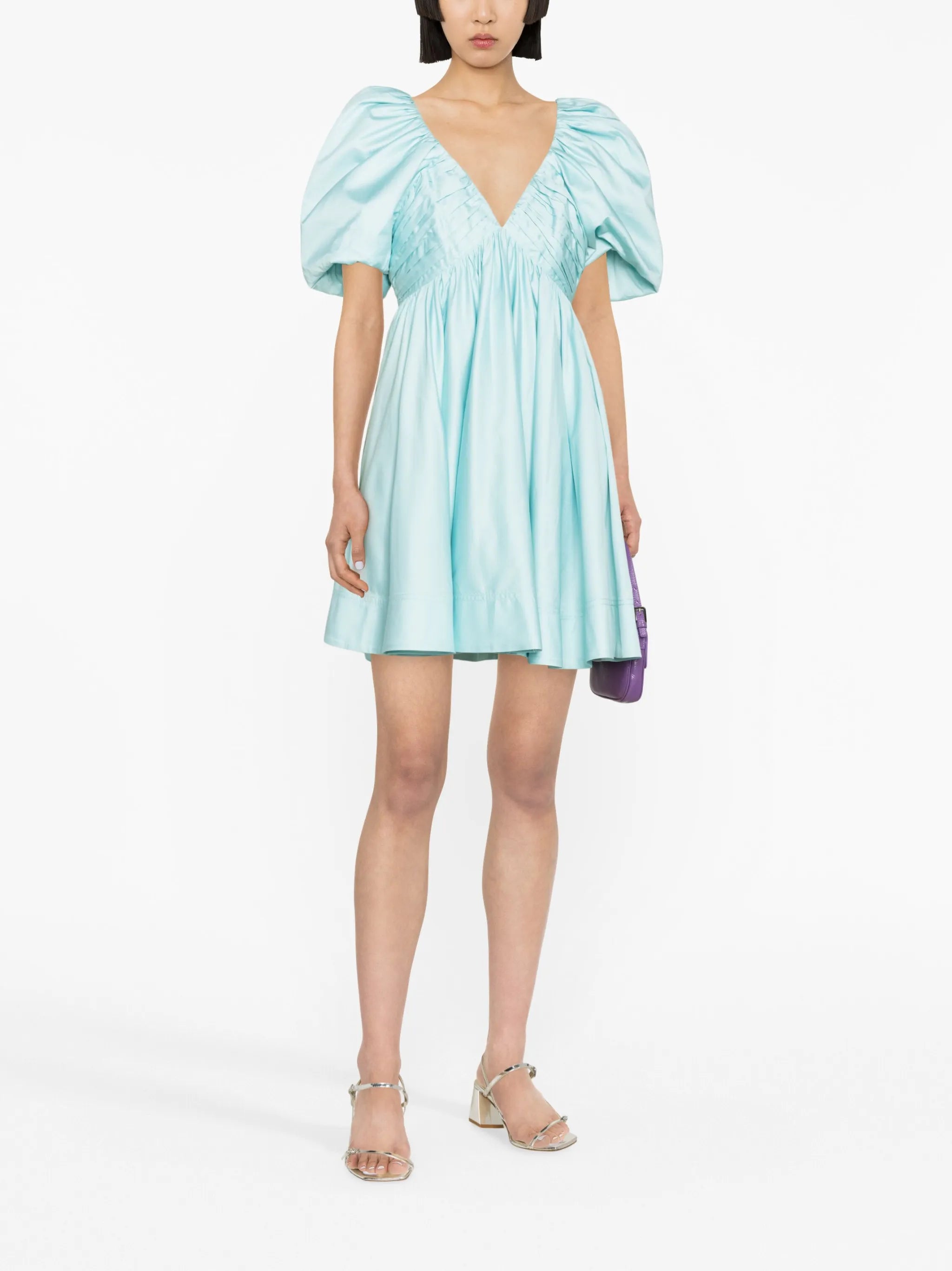 Gabrielle plunge mini dress
