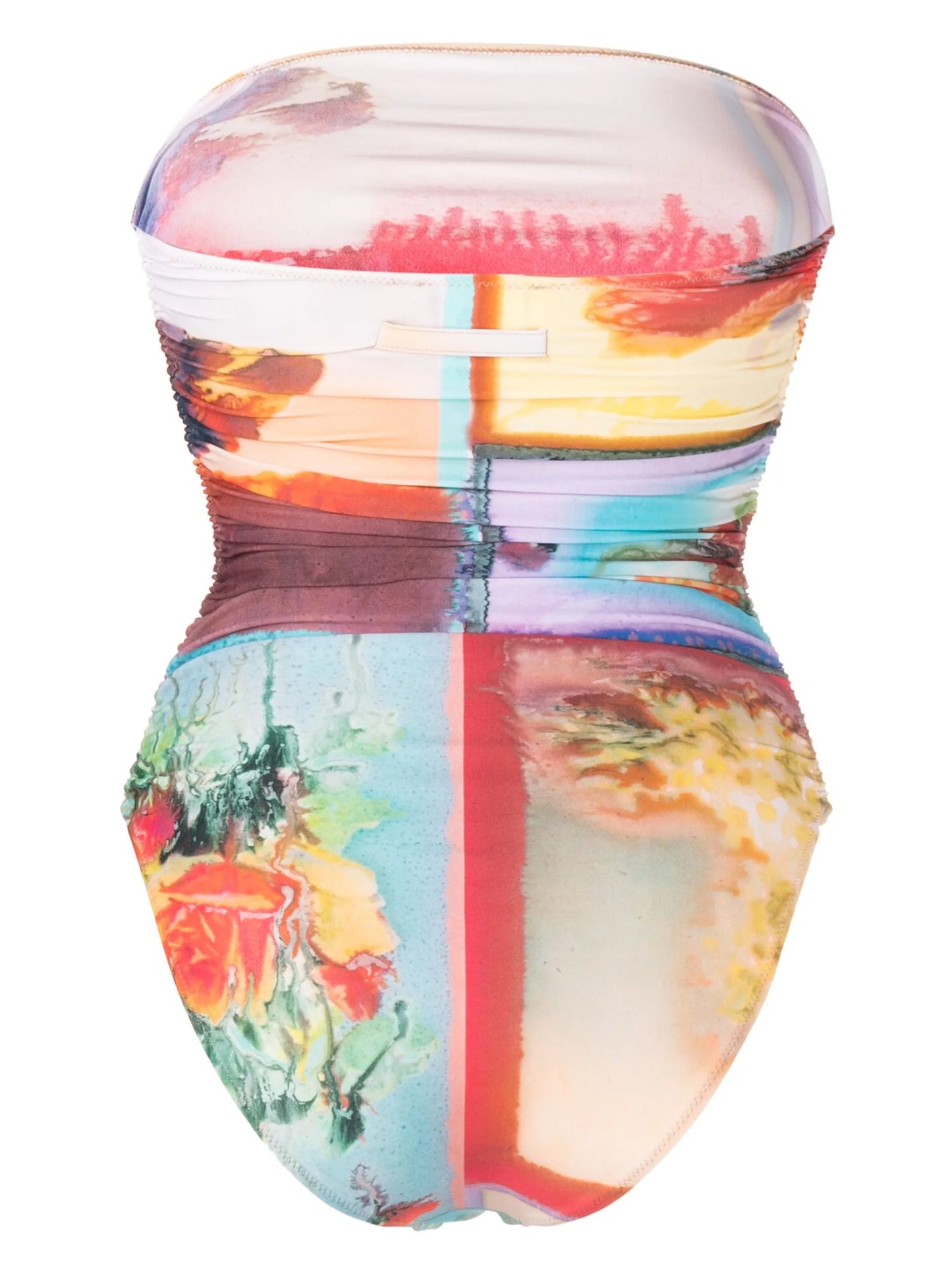 The Scarf floral-print swimsuit