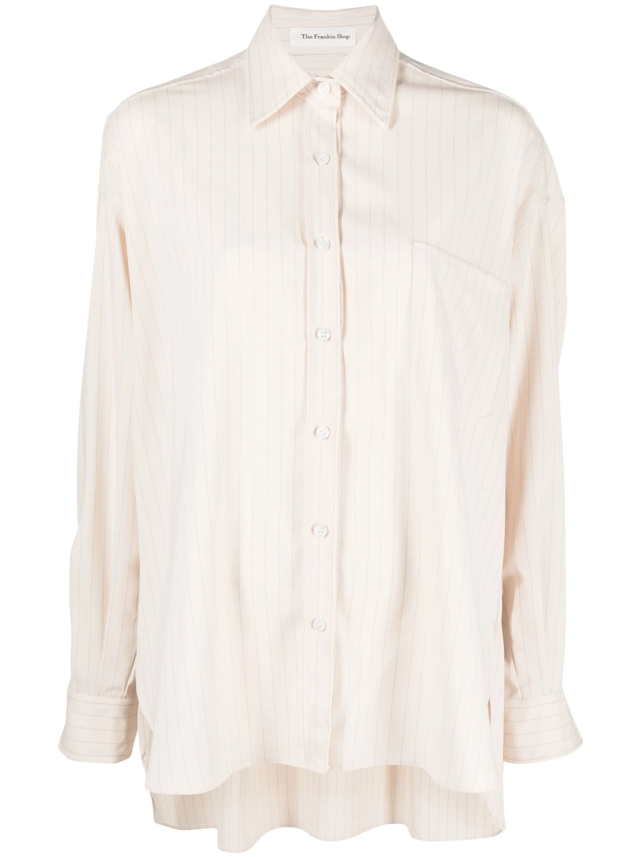 Georgia pinstriped long-sleeve shirt