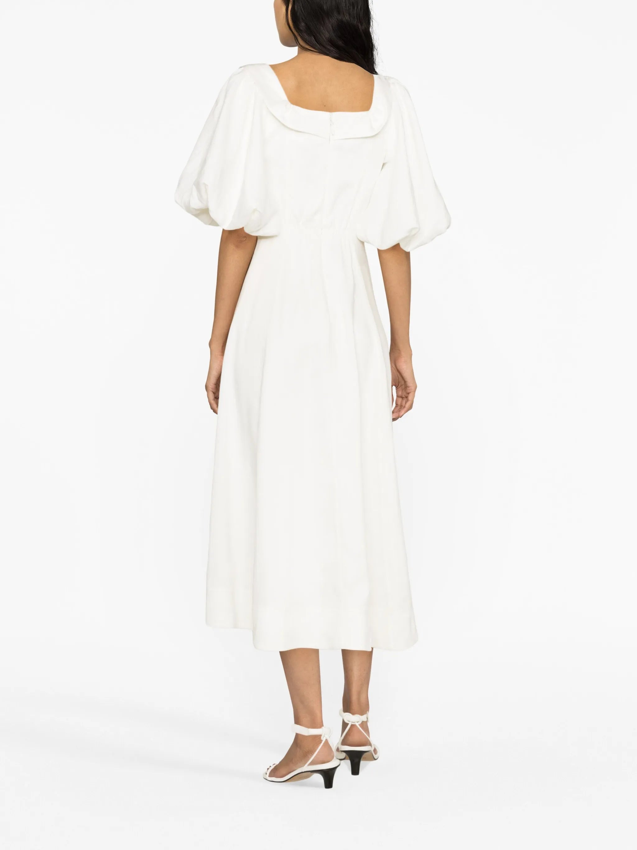 Jessica frilled midi dress