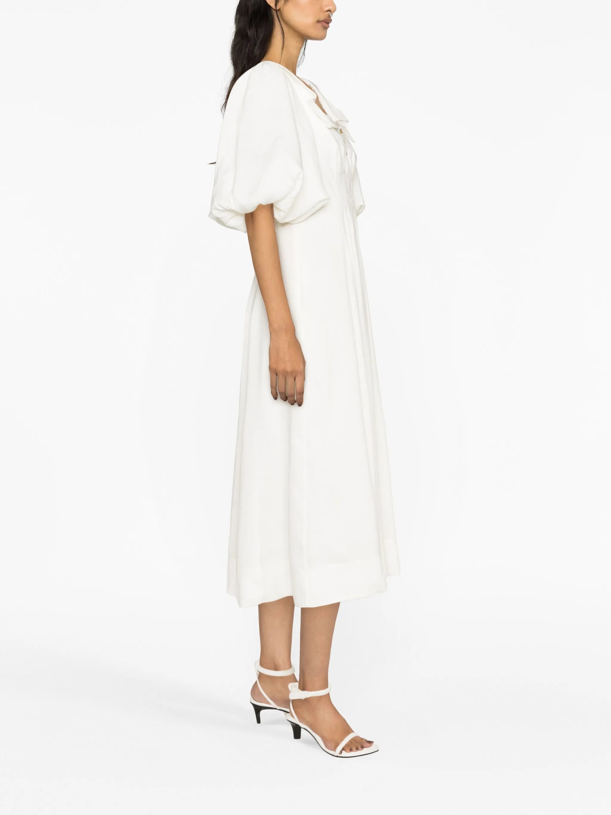 Jessica frilled midi dress