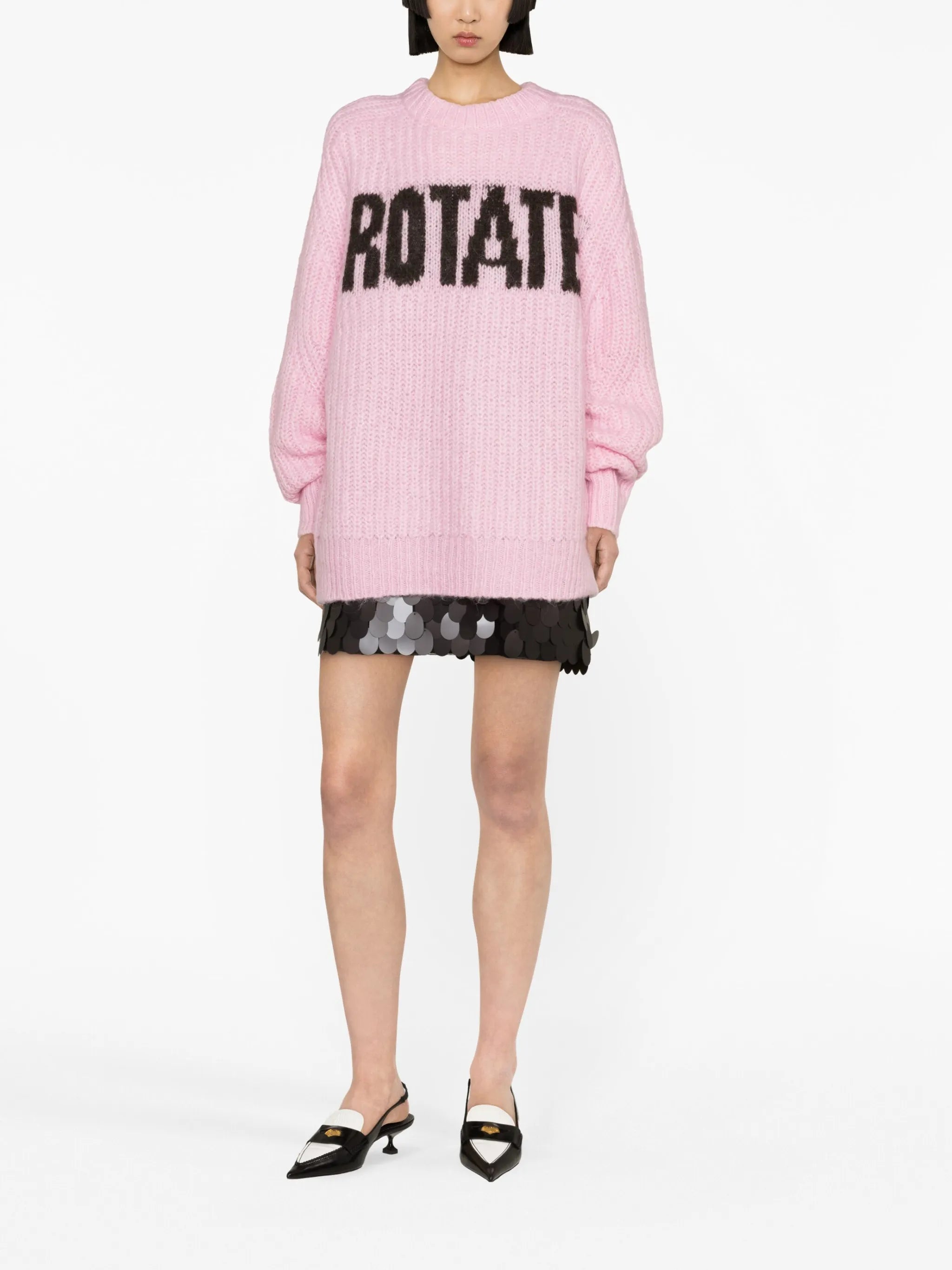 logo-intarsia wool-blend jumper