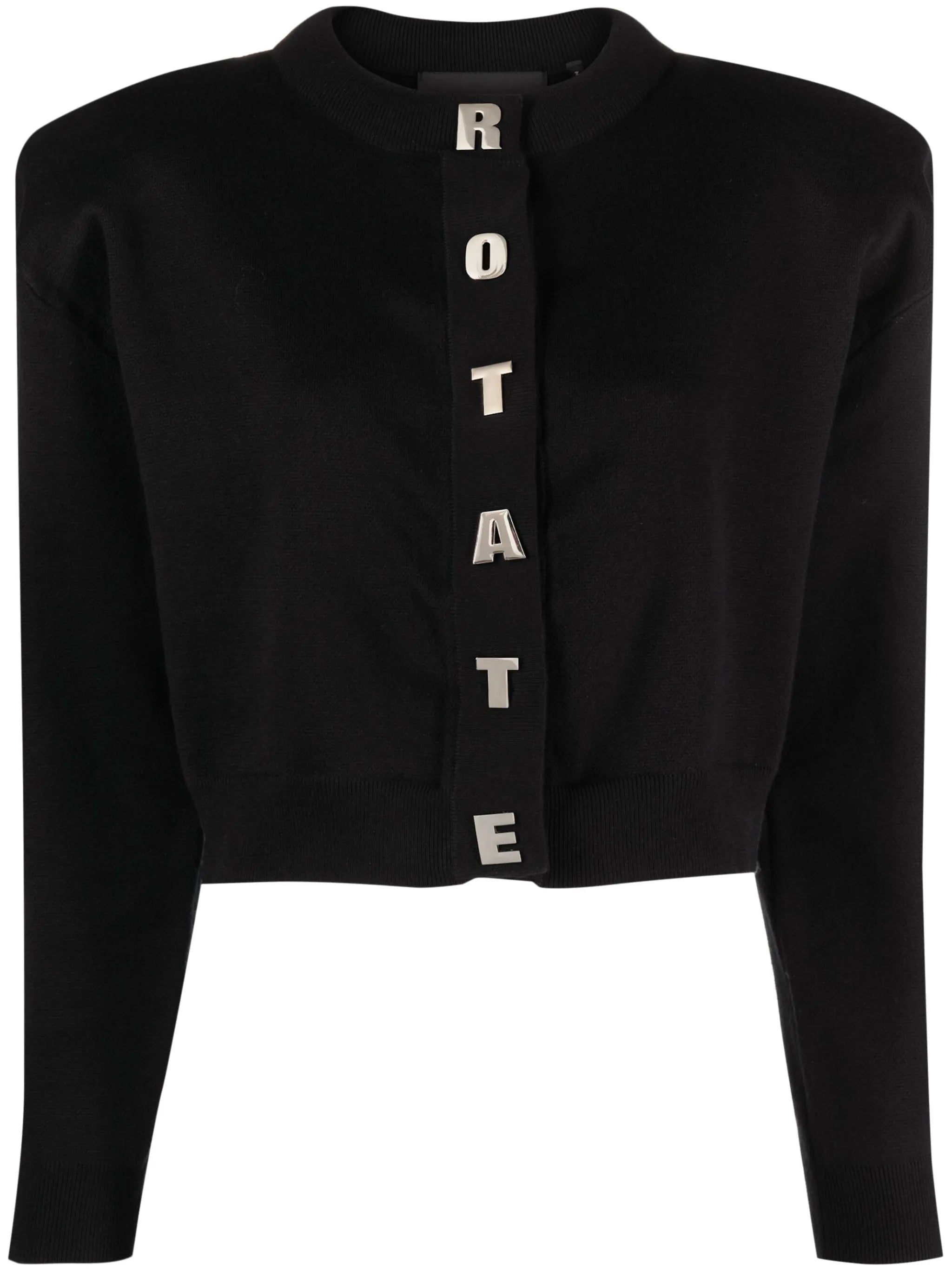 logo-plaque cardigan