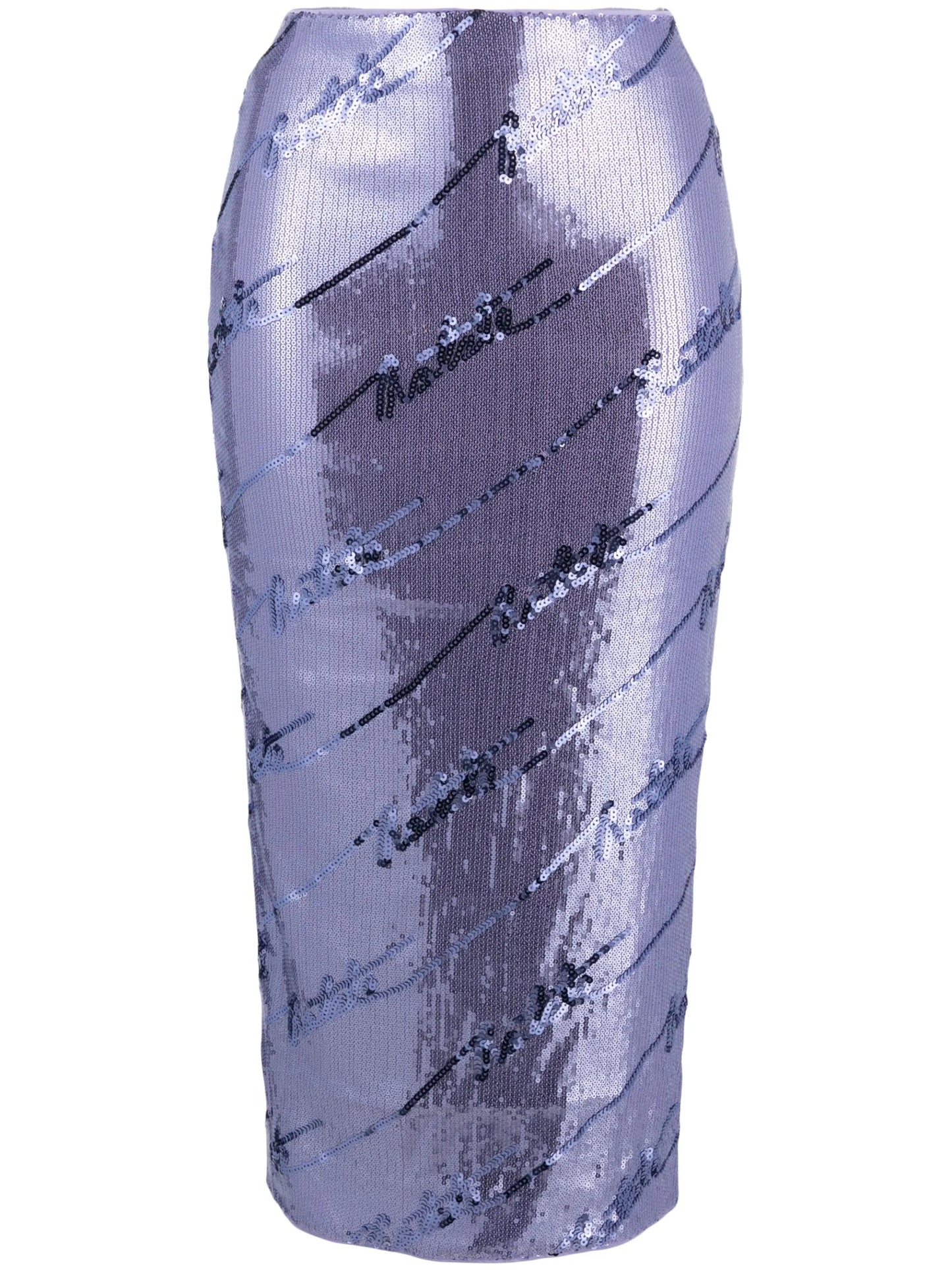 sequinned midi skirt