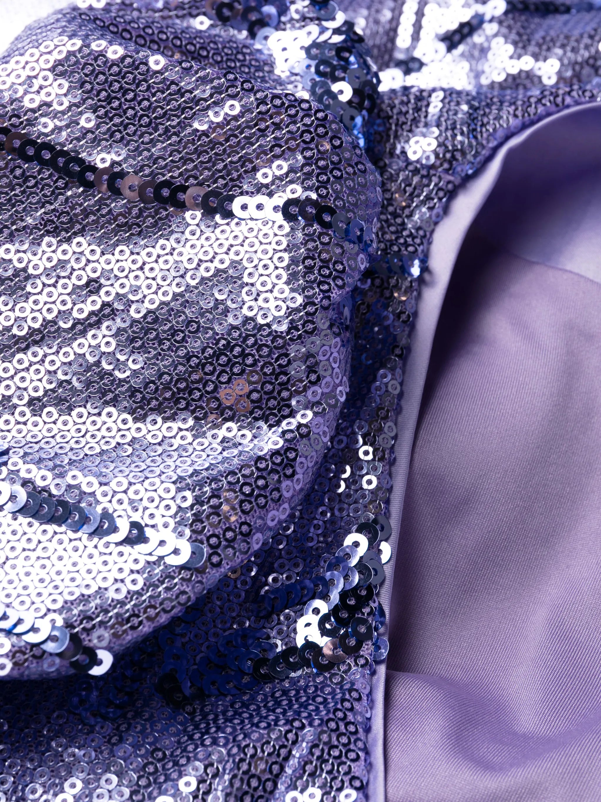 sequinned wrap midi dress