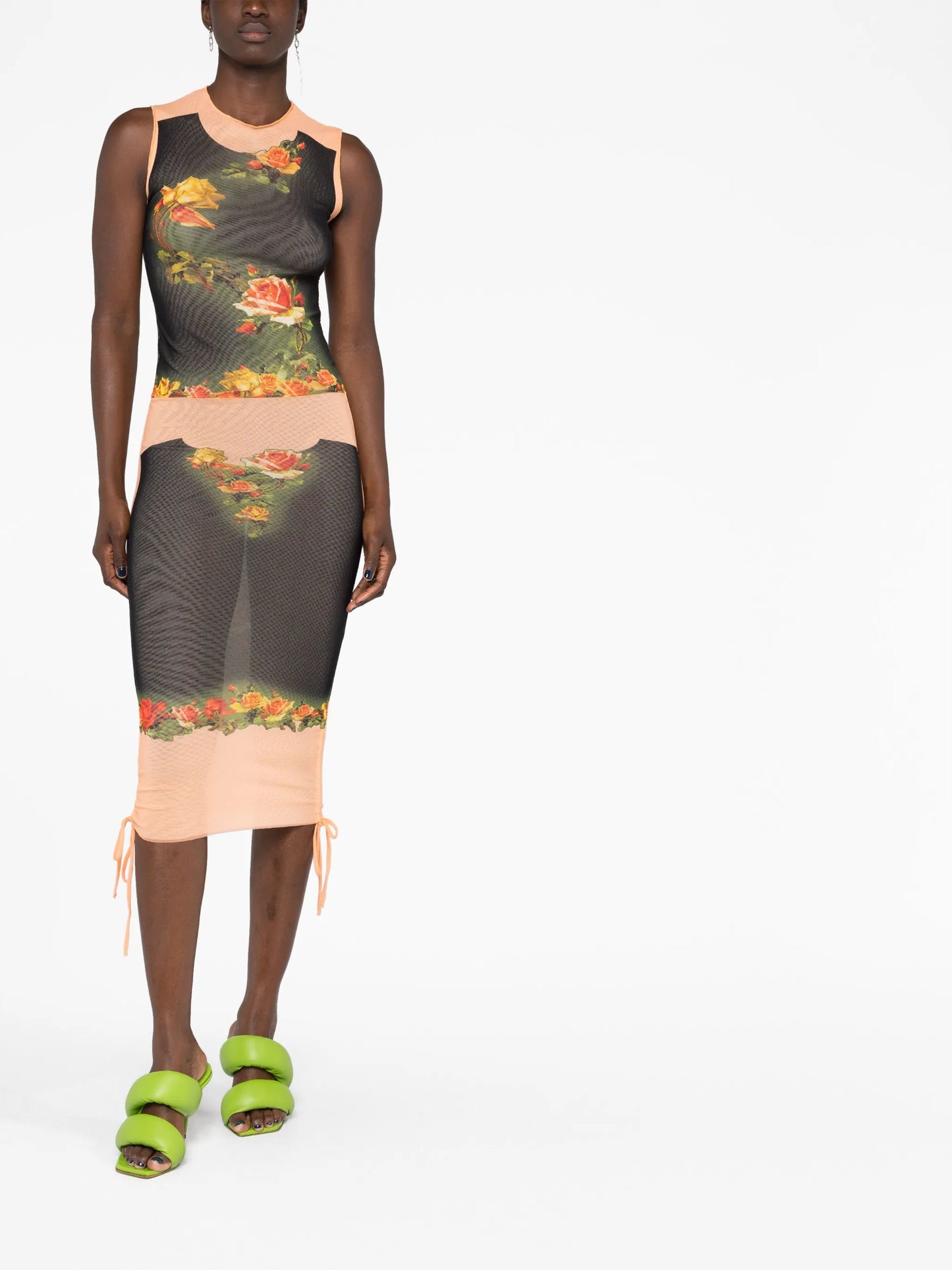 Fleurs Petit Grand-print dress