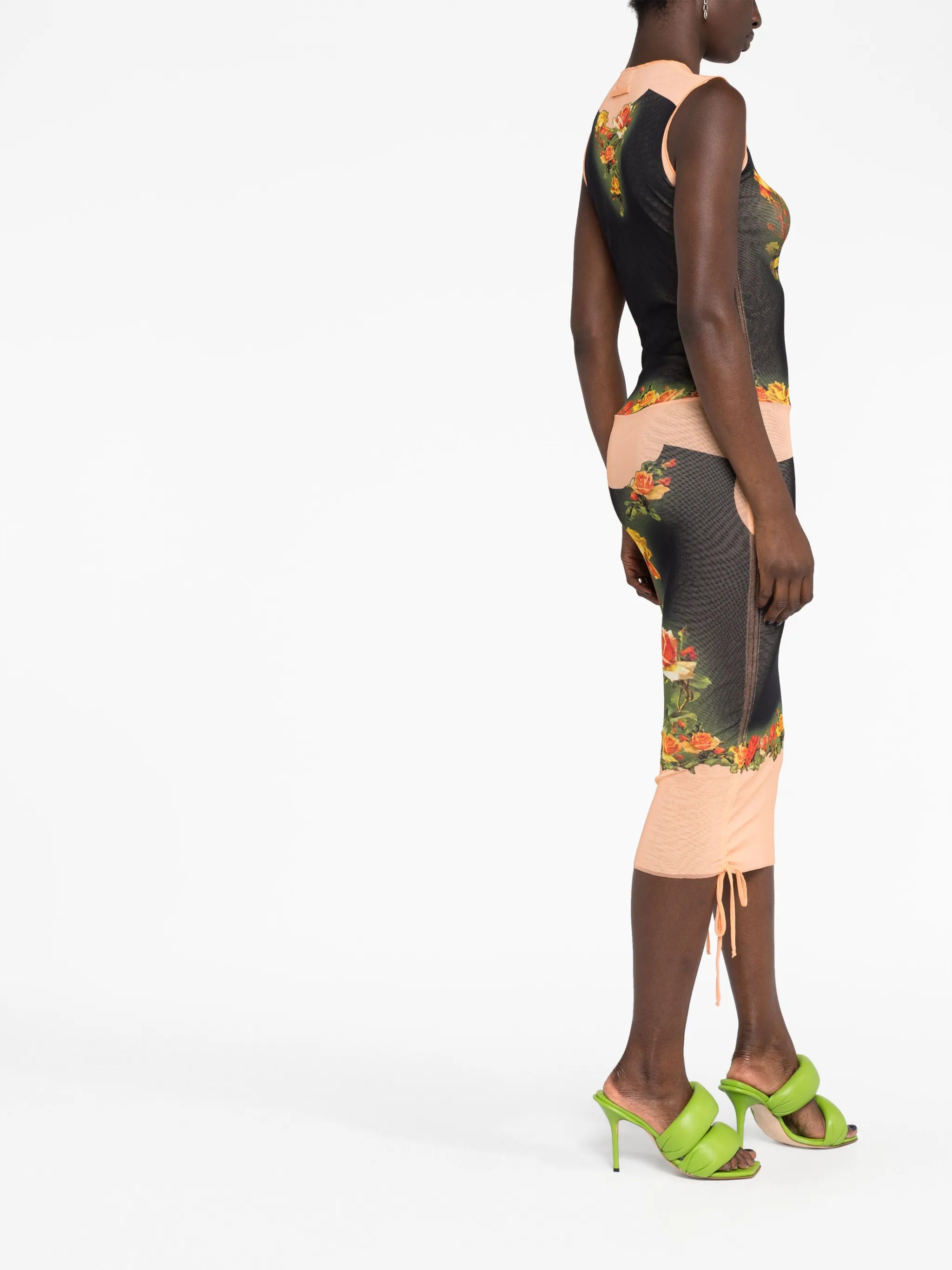 Fleurs Petit Grand-print dress