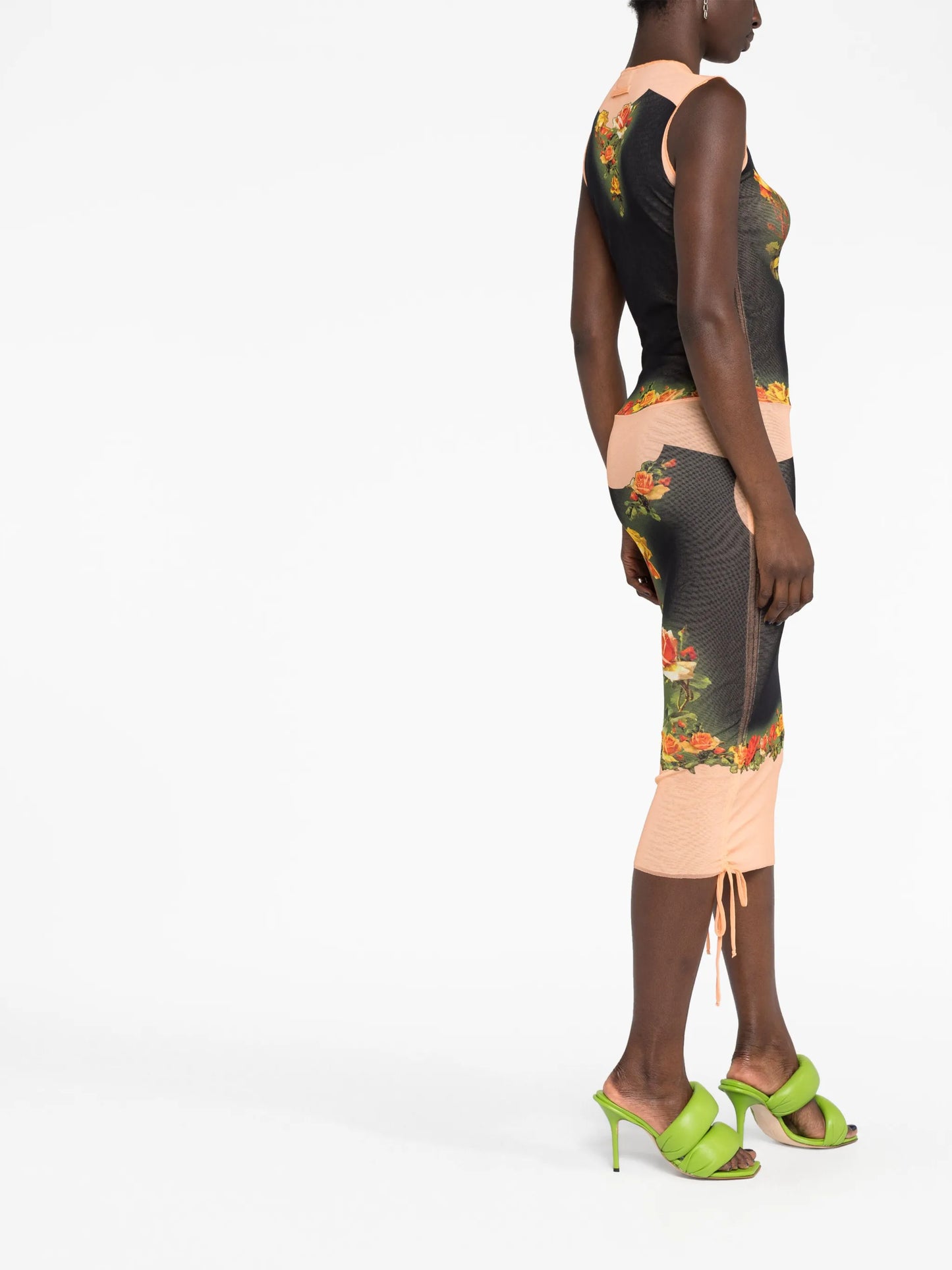 Fleurs Petit Grand-print dress