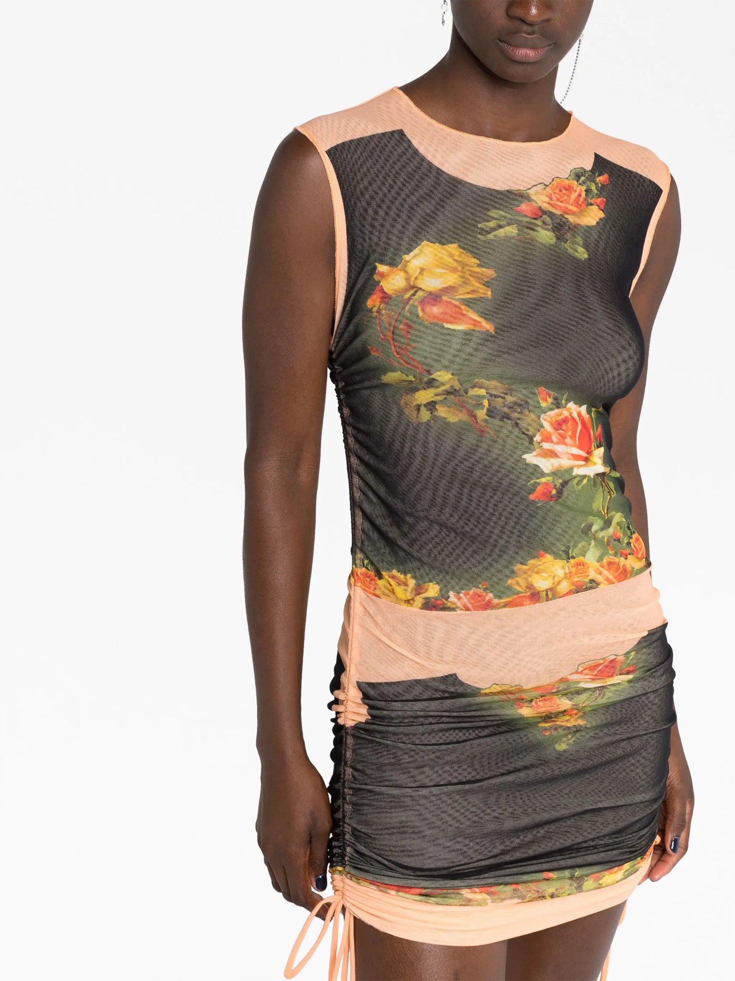 Fleurs Petit Grand-print dress