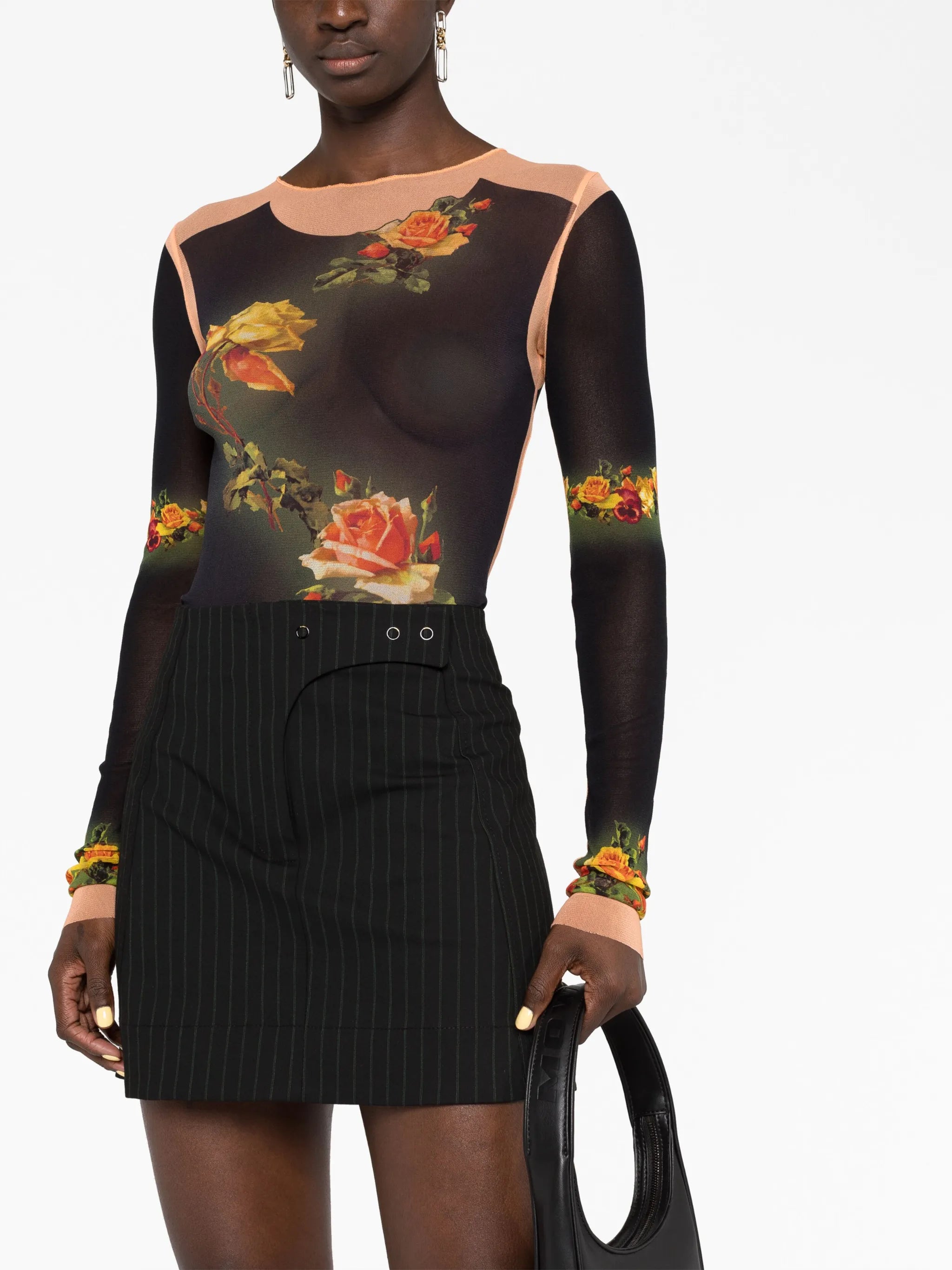 Fleurs Petit Grand-print top