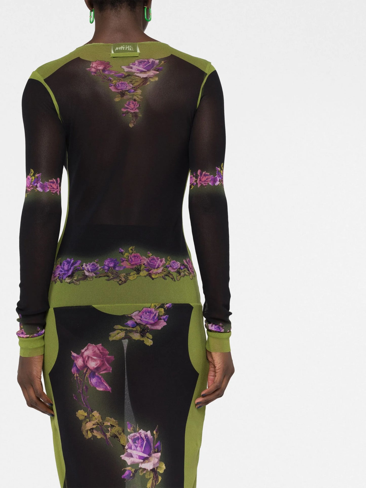 Fleurs Petit Grand-print dress