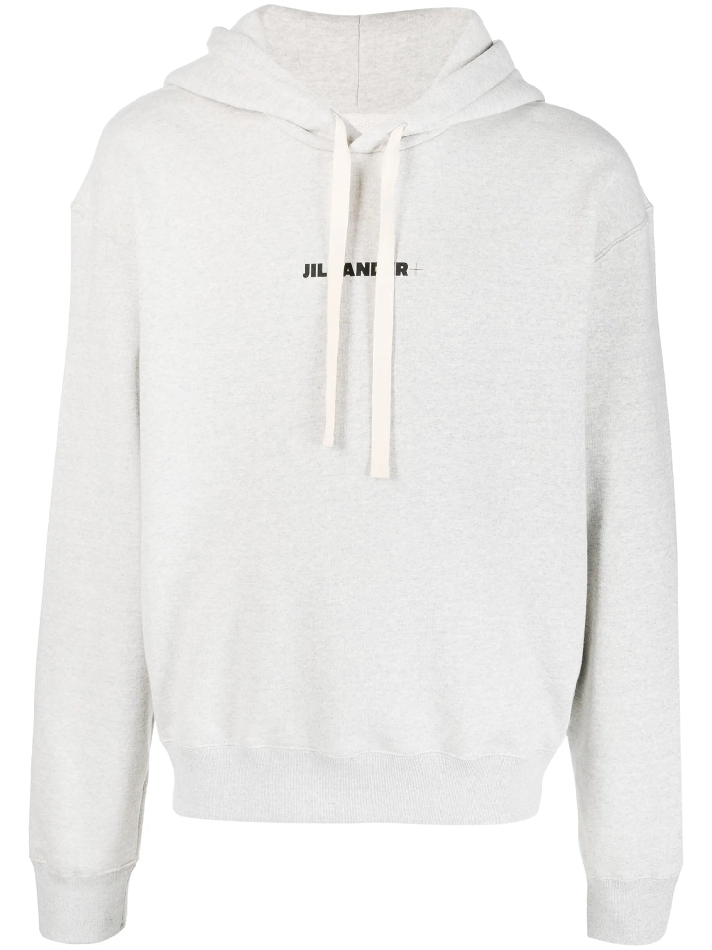 logo-print cotton hoodie